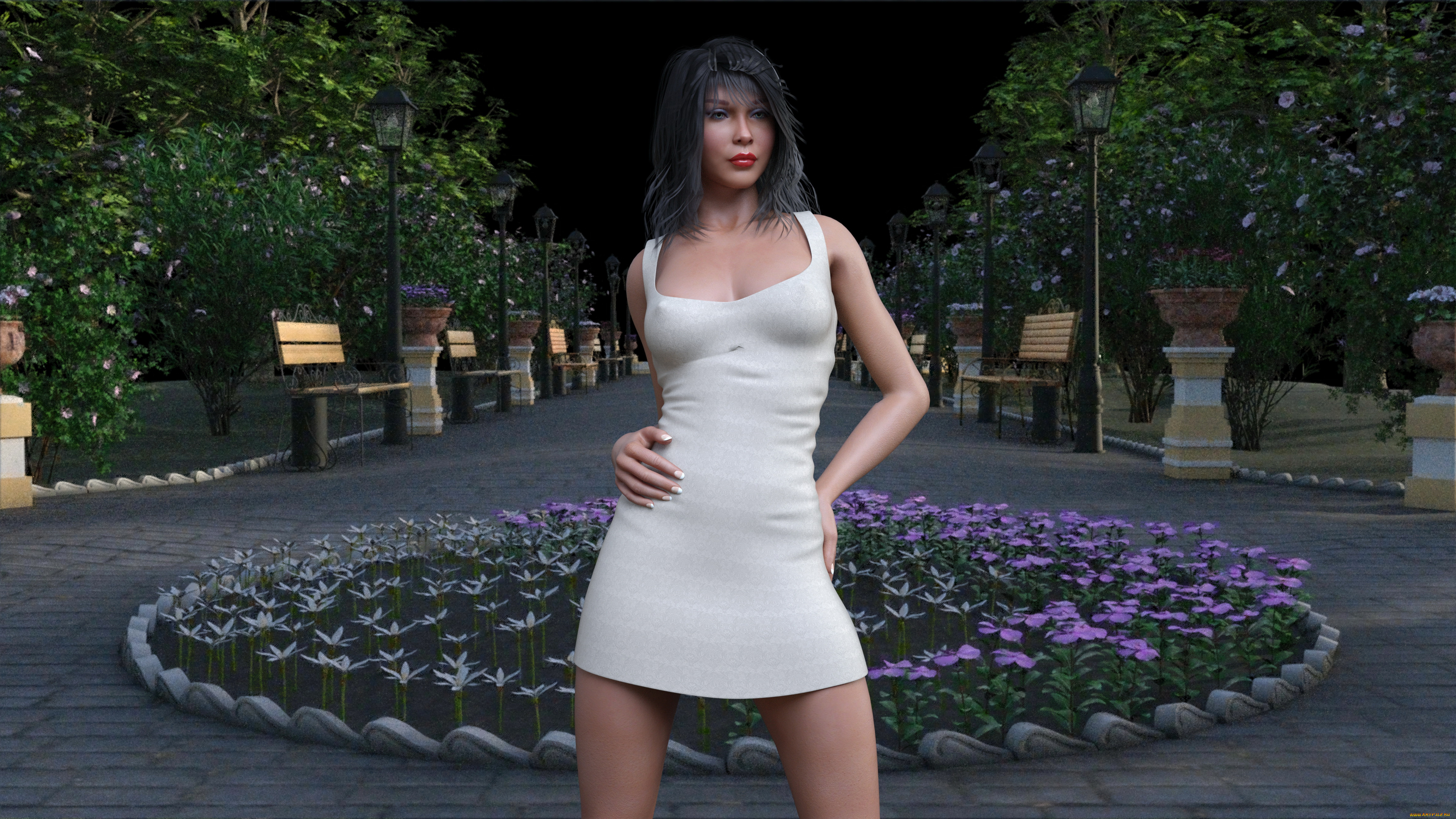 3д, графика, люди, , people, фон, взгляд, девушка