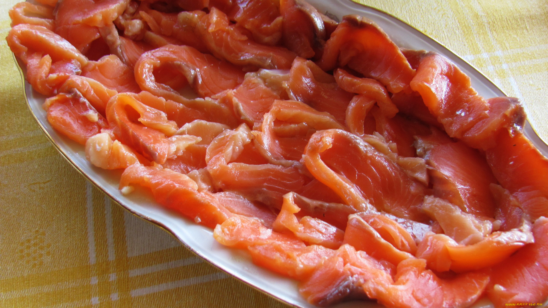 еда, рыбные, блюда, , с, морепродуктами, форель