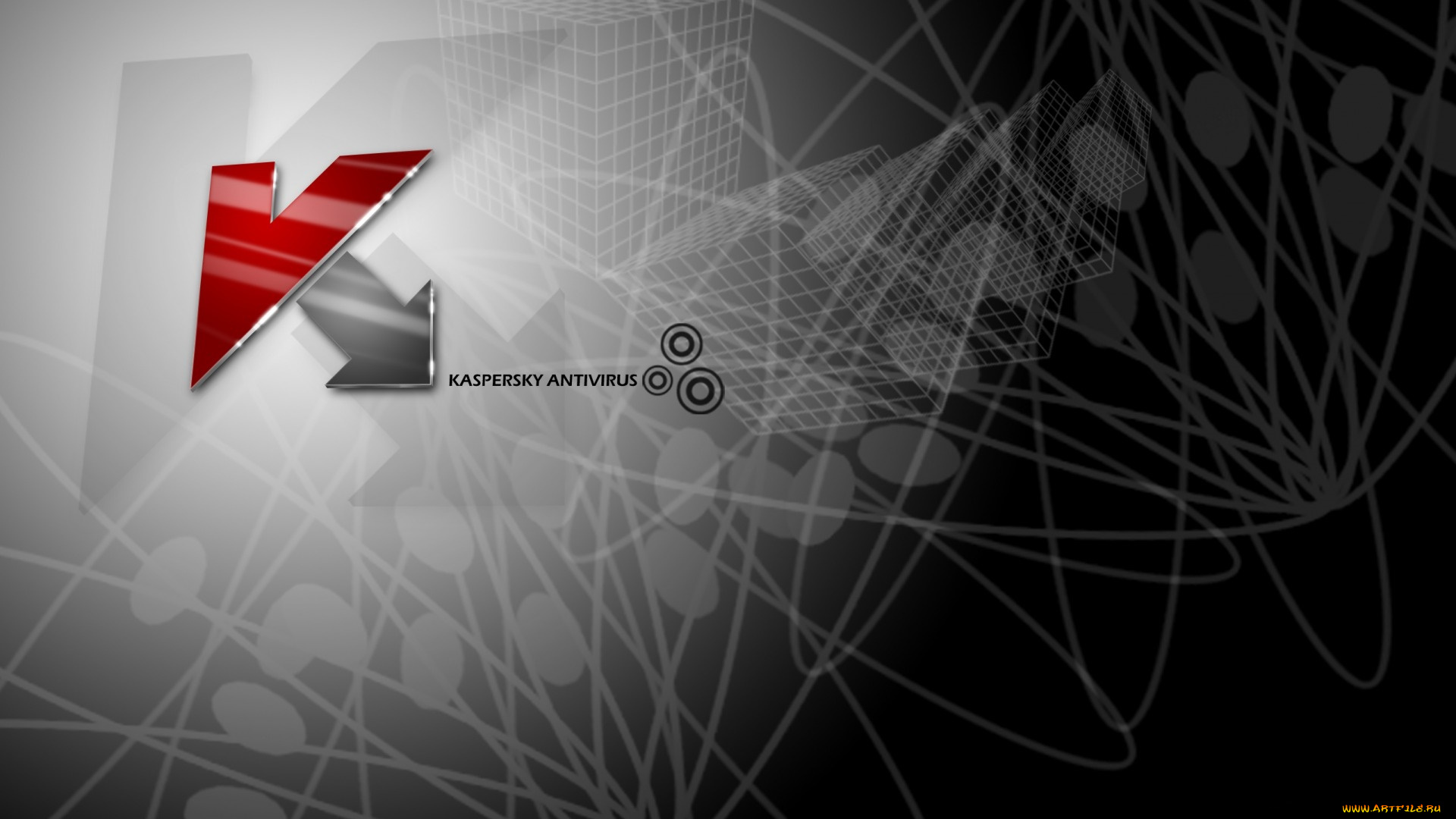 компьютеры, касперский, антивирус, логотип, фон