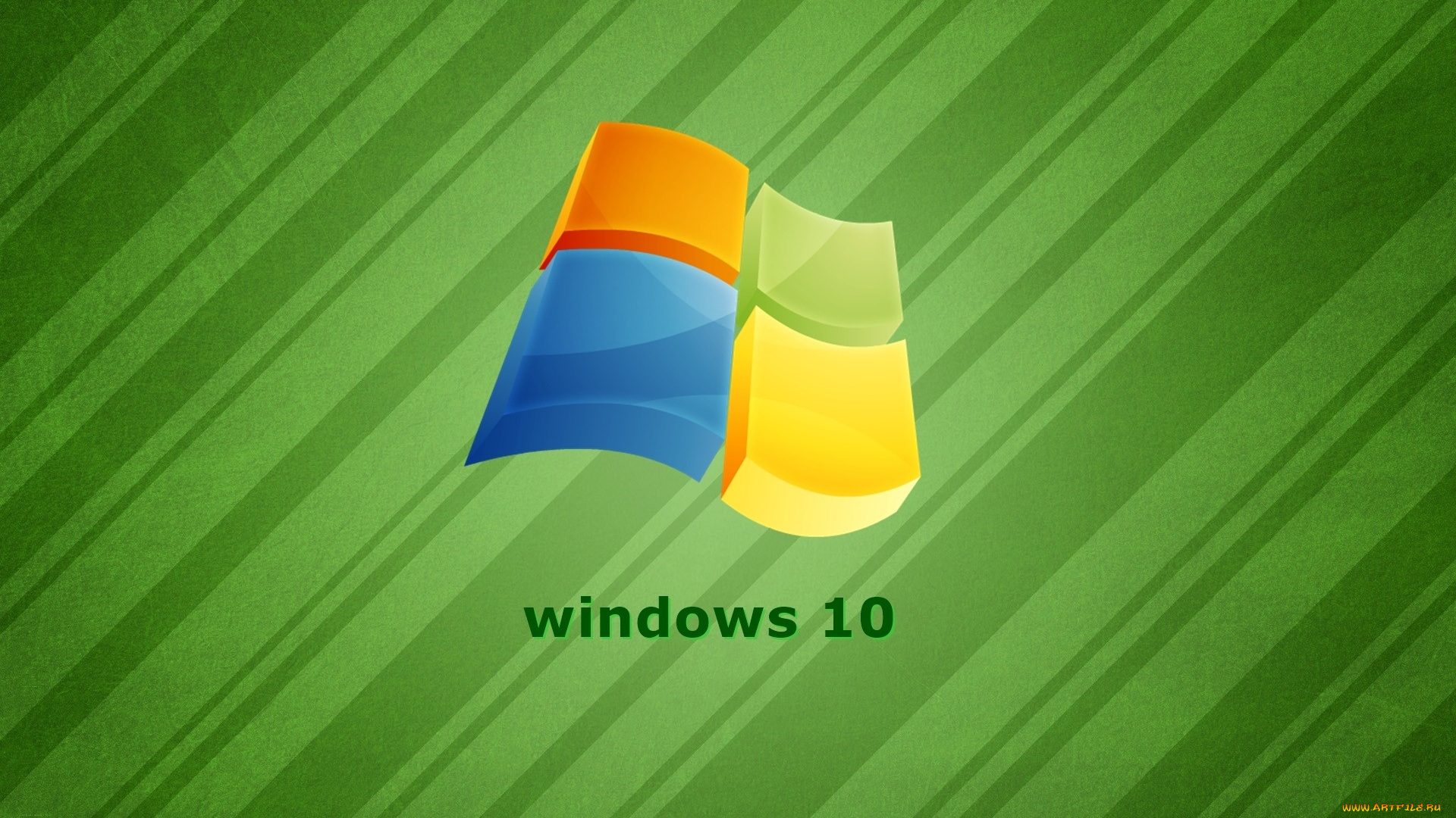 компьютеры, windows, , 10, фон, логотип