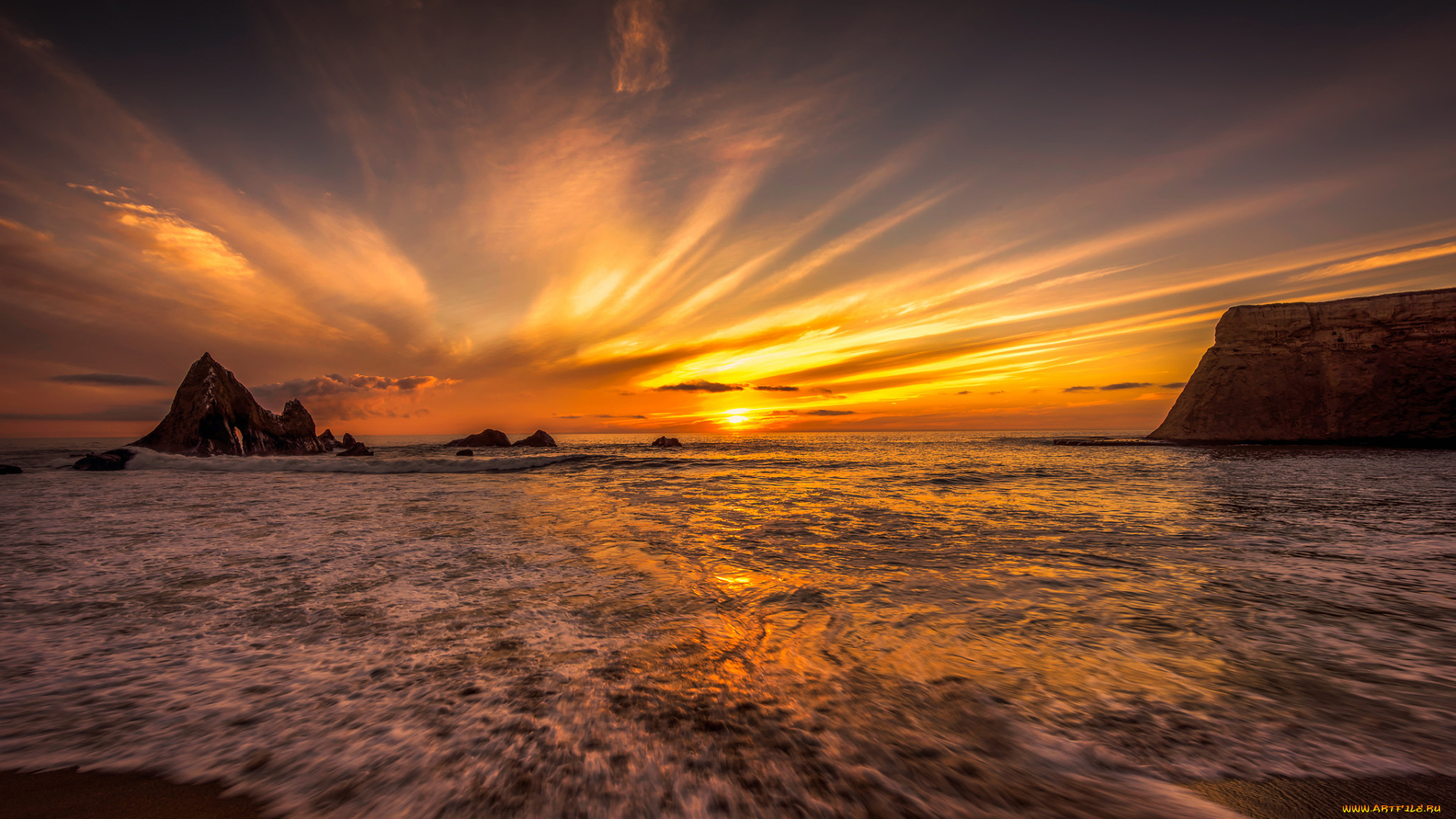 природа, восходы, закаты, рассвет