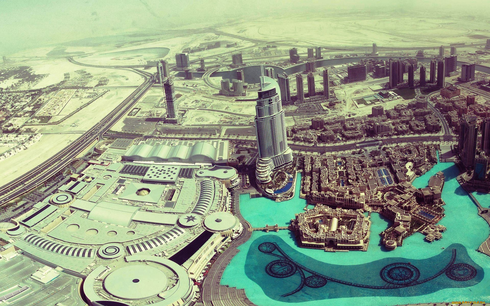 города, абу-даби, , оаэ, город, панорама, дома, здания, дороги