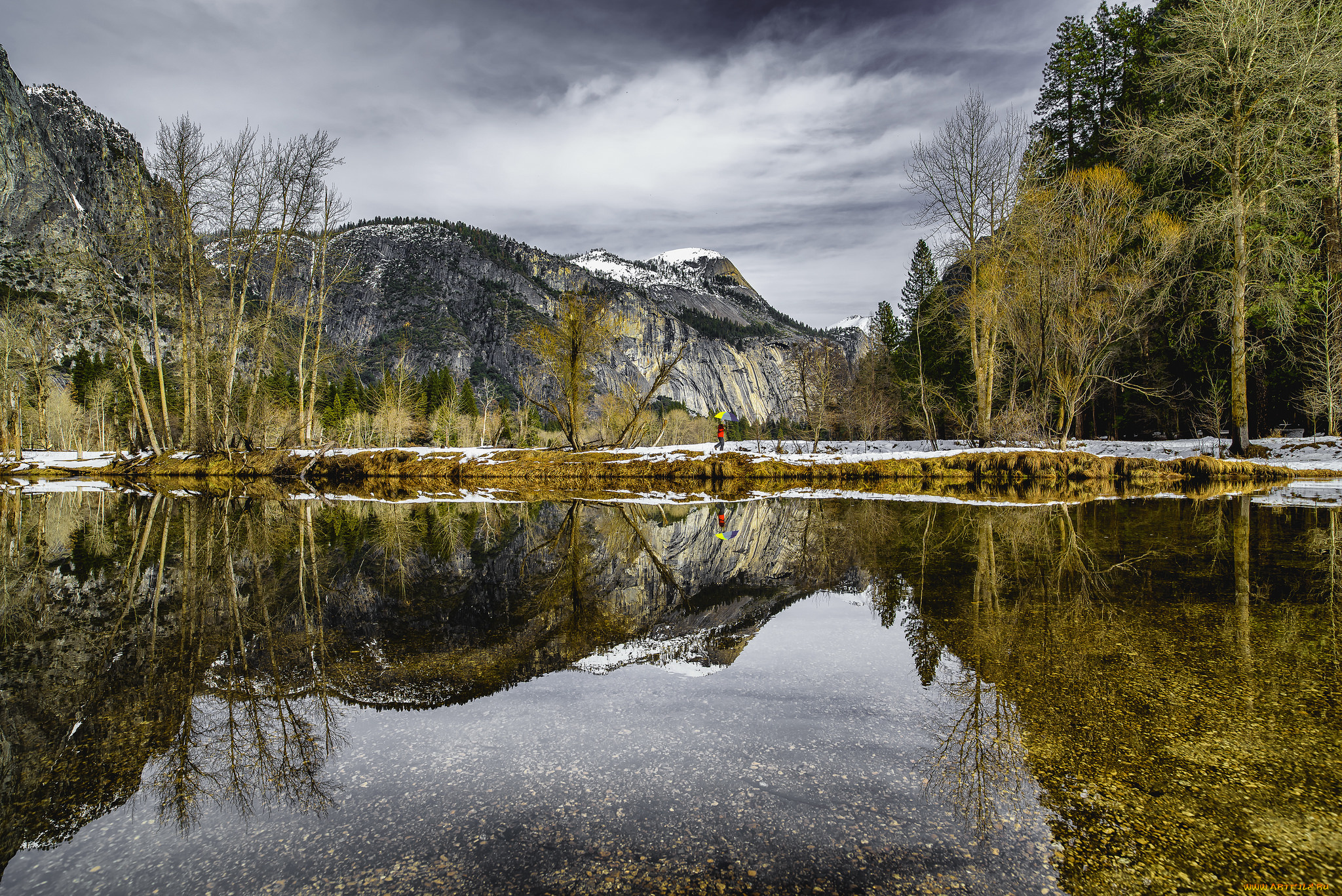 природа, реки, озера, горы, лес, река