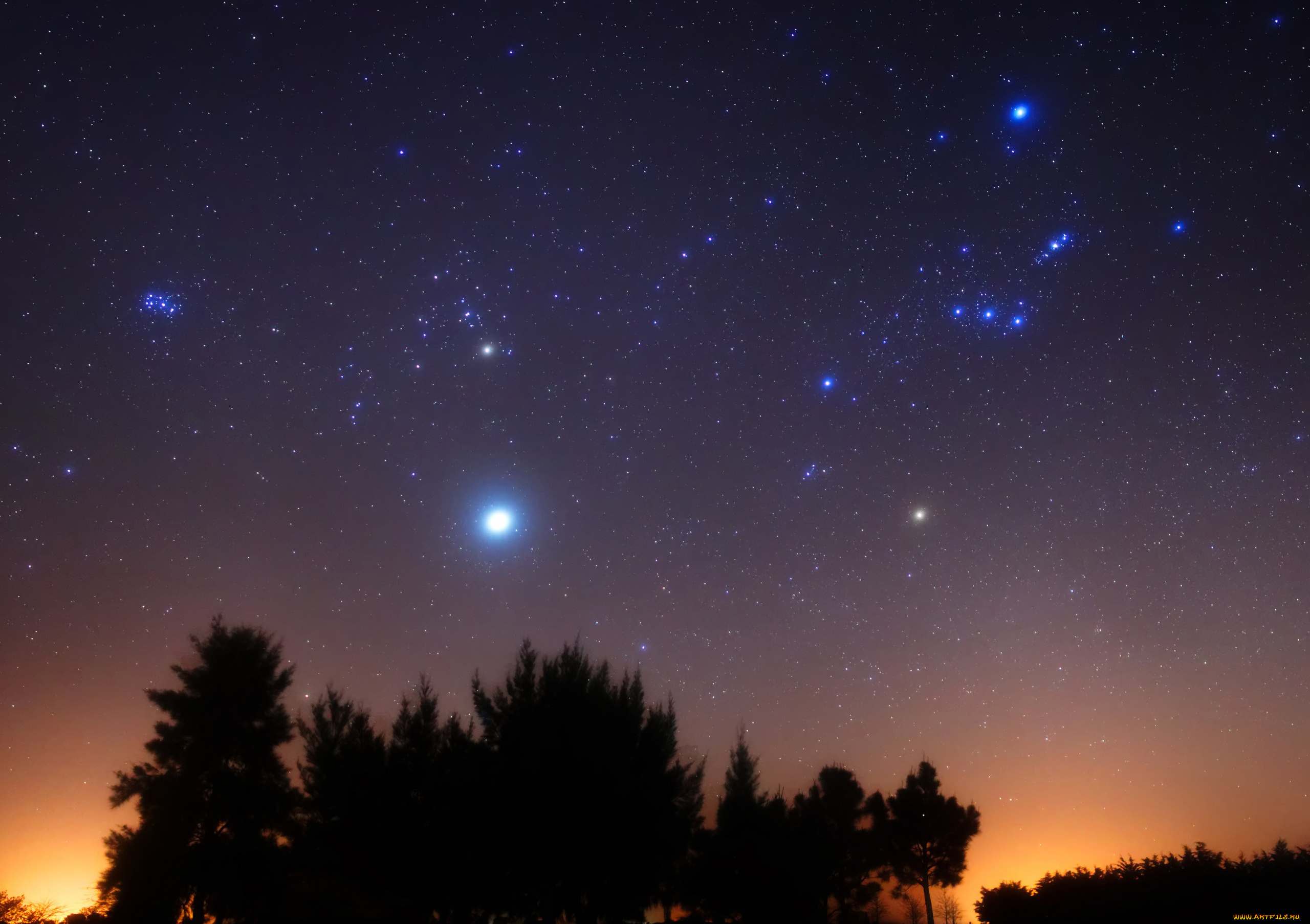 природа, восходы, закаты, звёзды, утро, рассвет, созвездия, небо