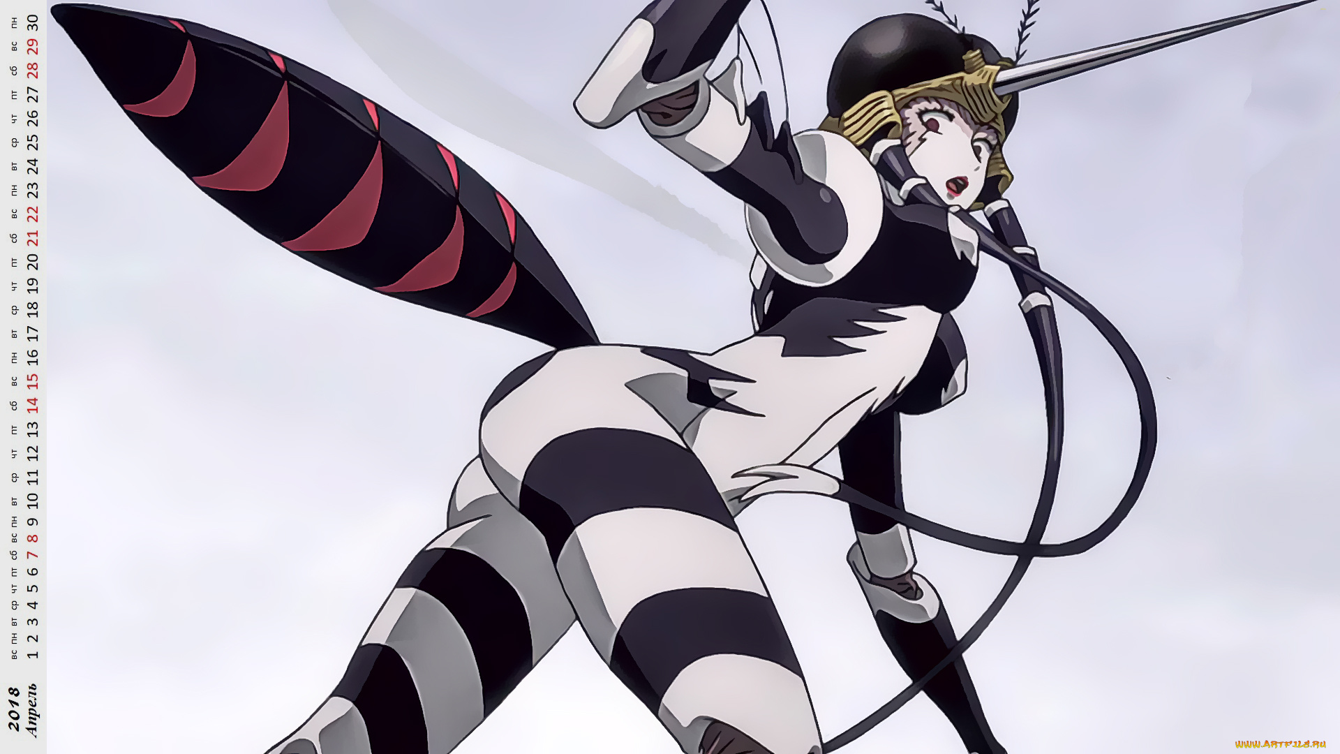 календари, аниме, существо, взгляд