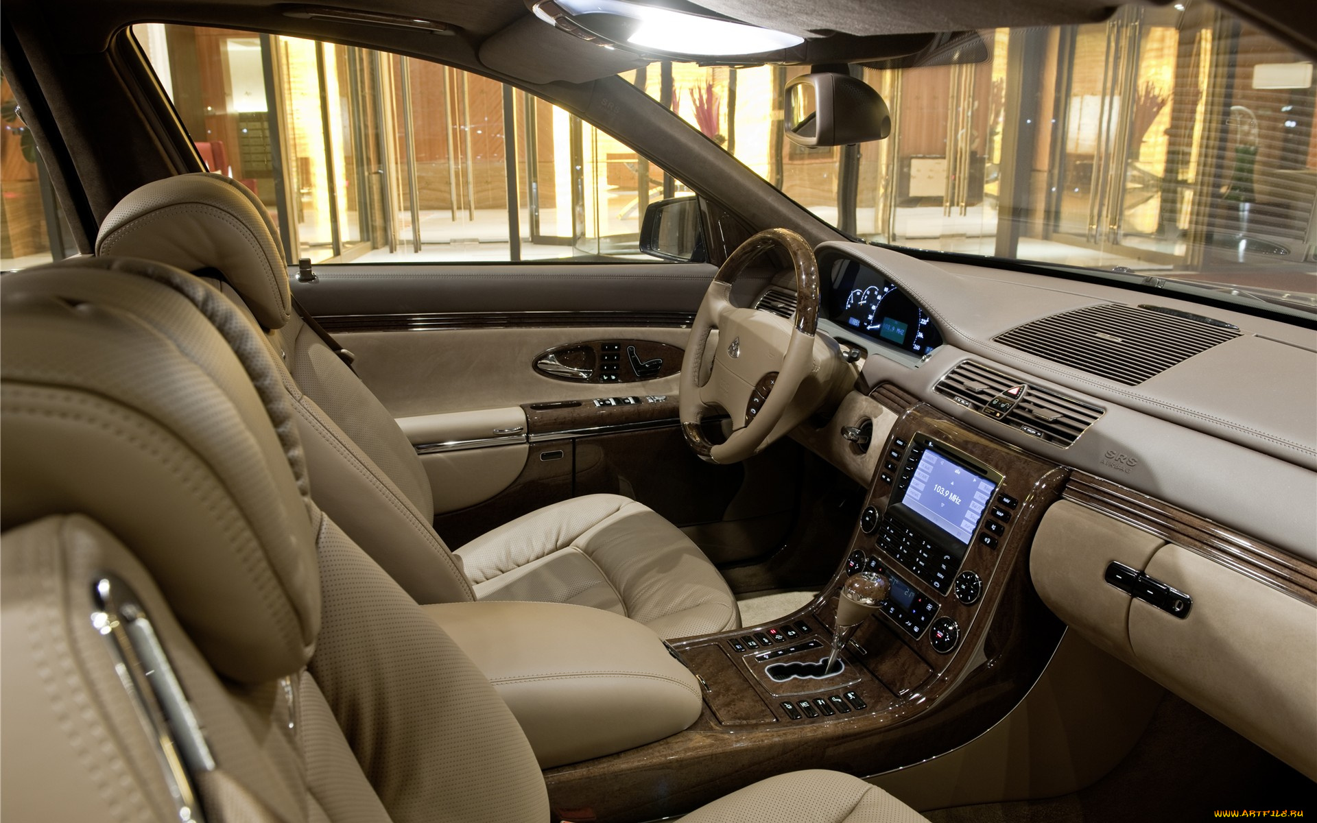 автомобили, интерьеры, maybach, майбах, панель, кресла, салон, руль