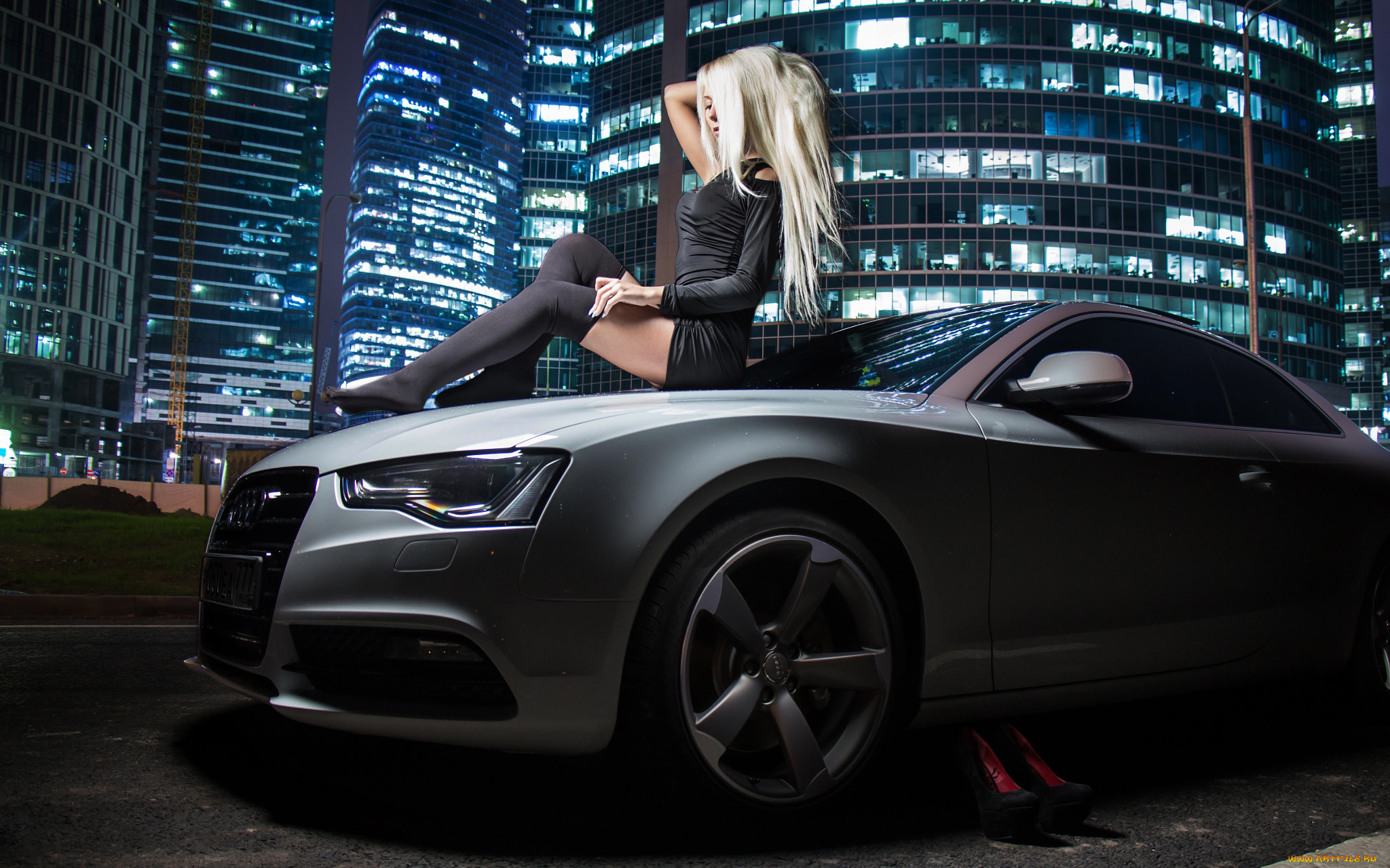 автомобили, -авто, с, девушками, audi, a5, masha