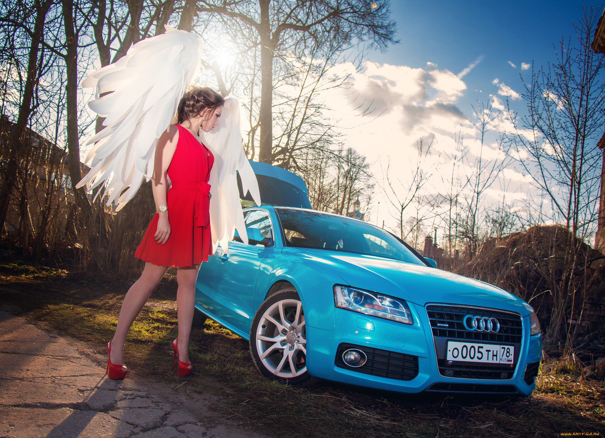 автомобили, -авто, с, девушками, audi