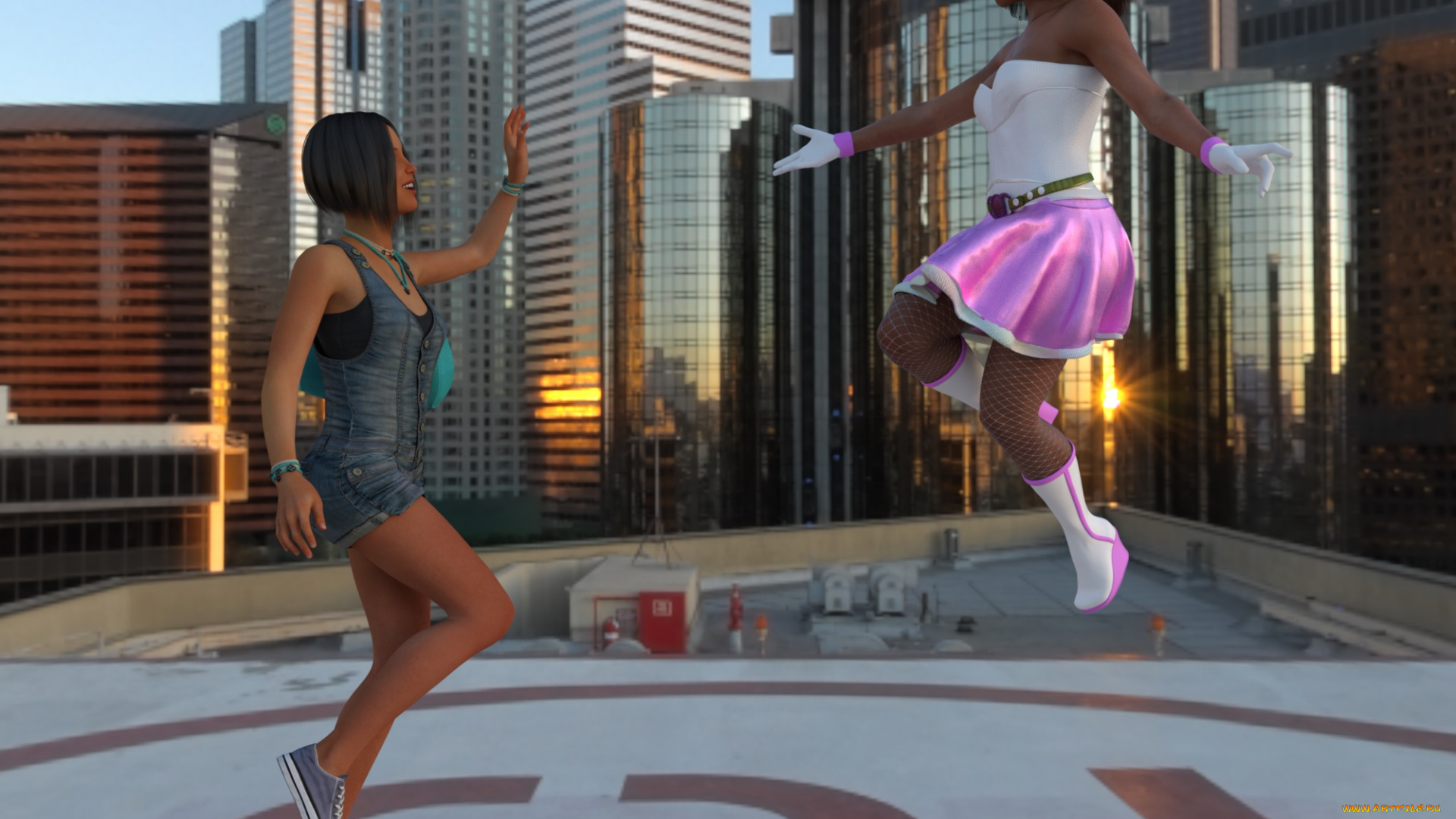 3д, графика, фантазия, , fantasy, фон, взгляд, девушки