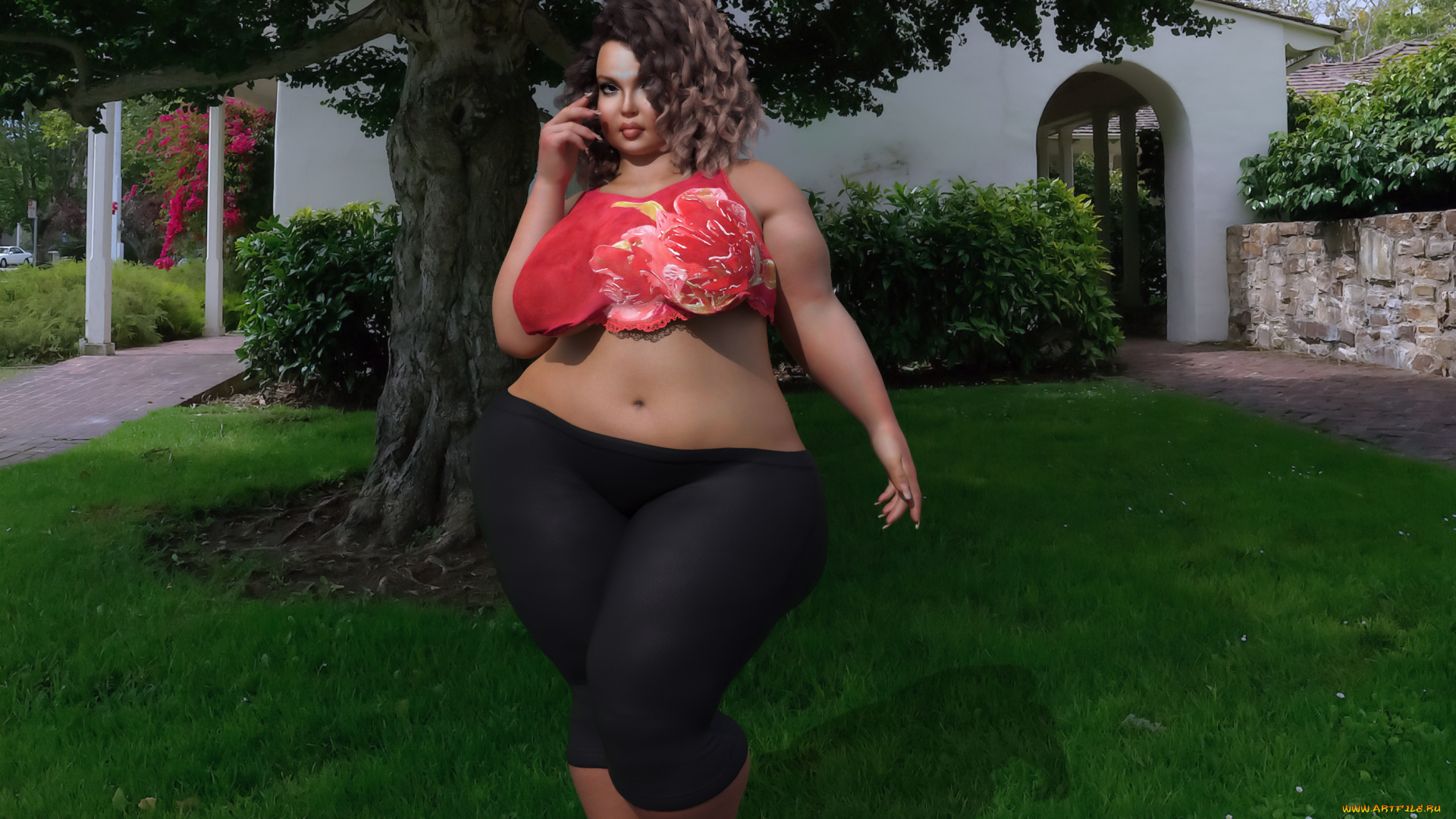 3д, графика, люди, , people, девушка, фон, взгляд