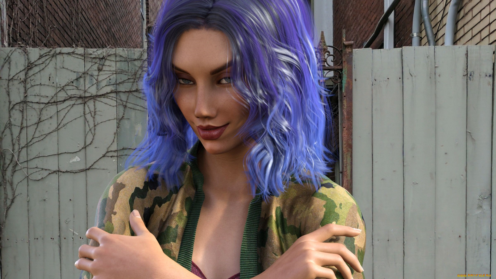 3д, графика, люди, , people, фон, взгляд, девушка