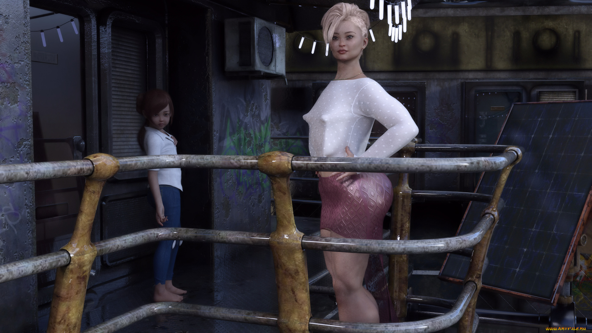 3д, графика, люди, , people, взгляд, фон, девушка