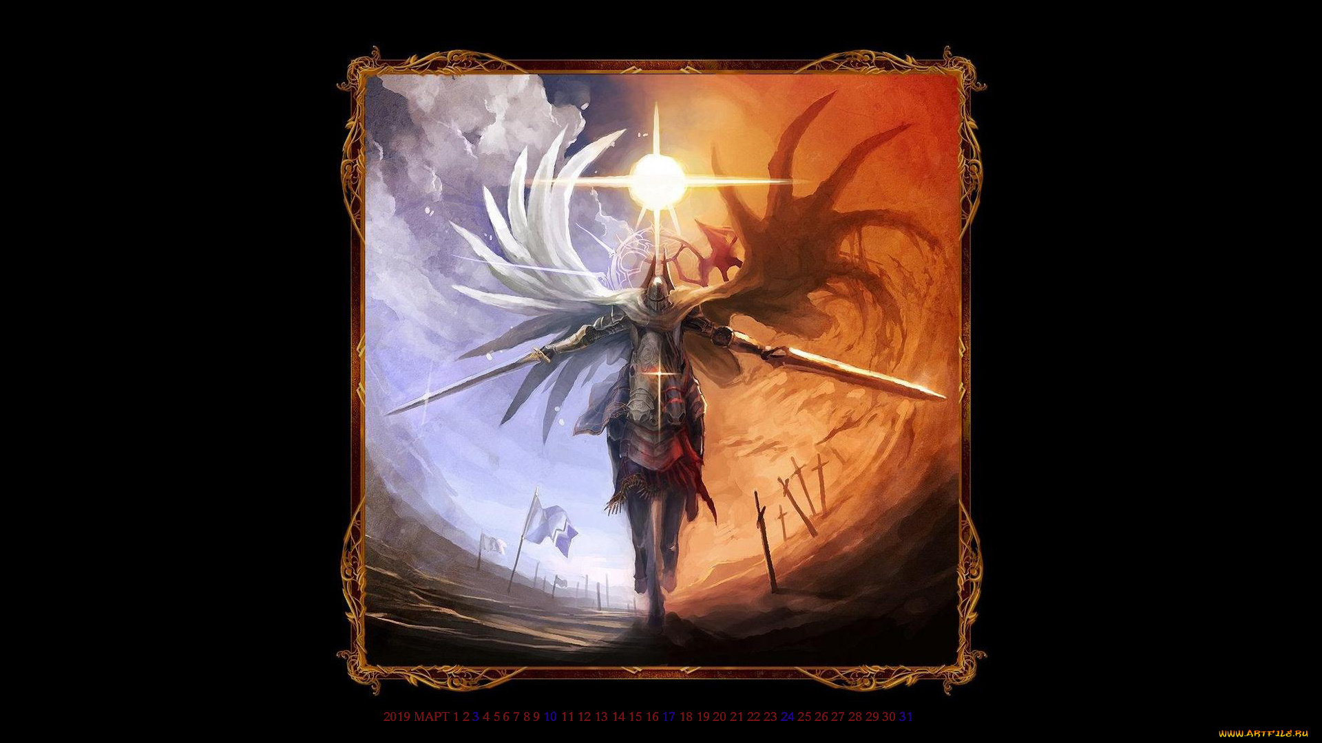 календари, фэнтези, воин, шлем, конь, оружие, лошадь