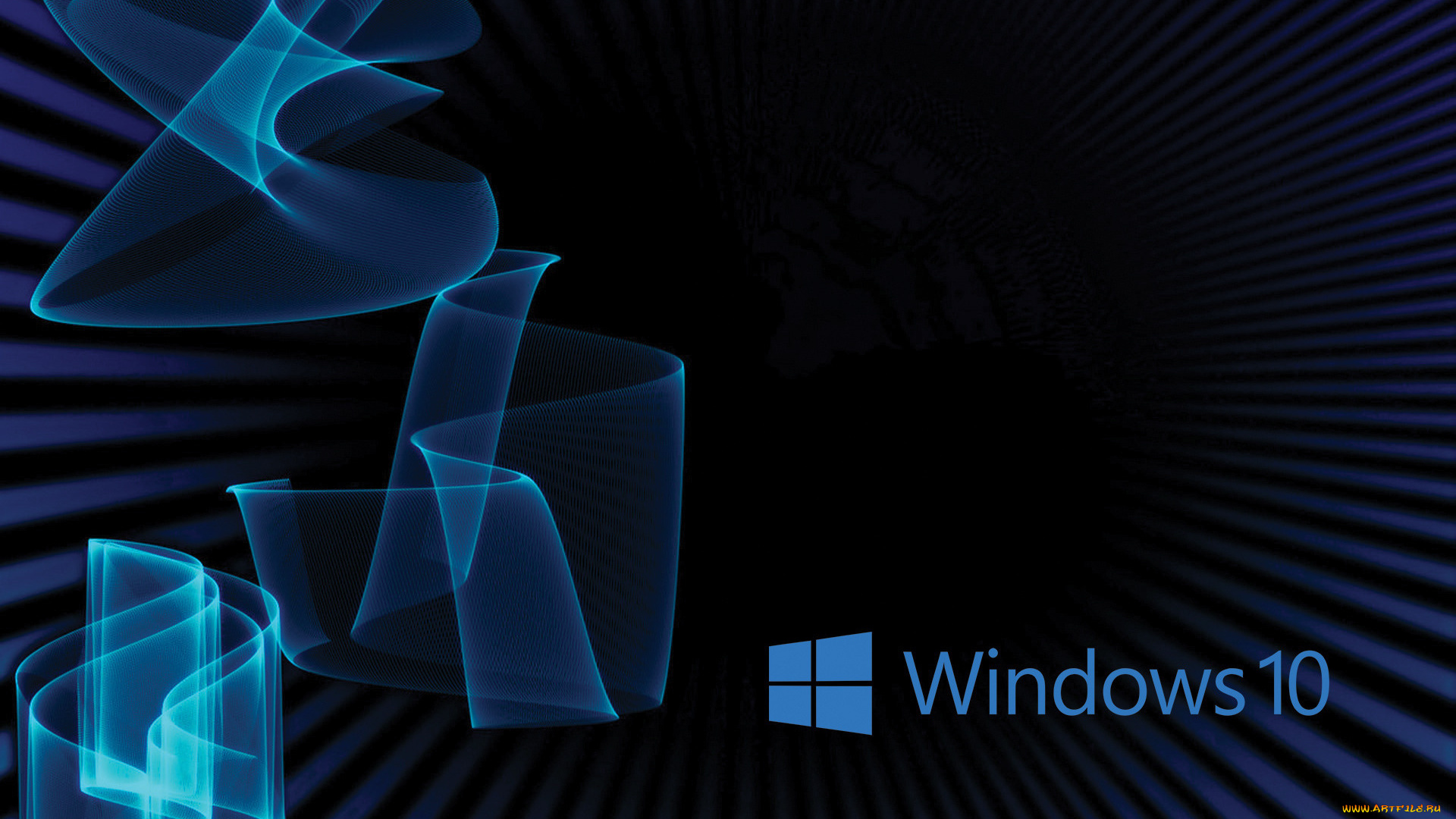 компьютеры, windows, , 10, фон, логотип