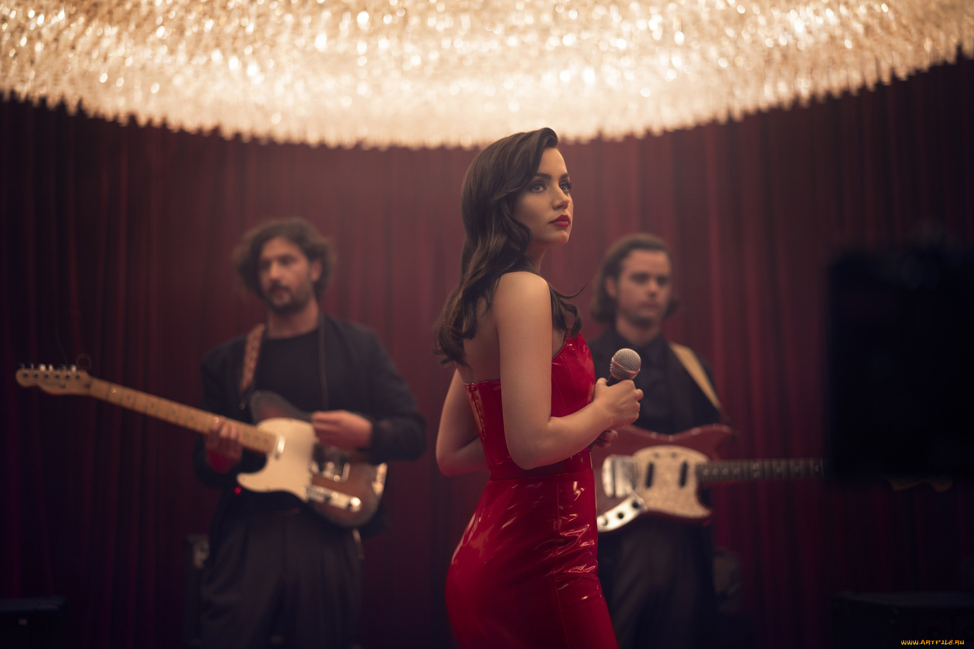 девушки, ana, de, armas, ana, de, armas, ана, де, армас, рекламная, кампания, campari, entering, red, актриса, модель