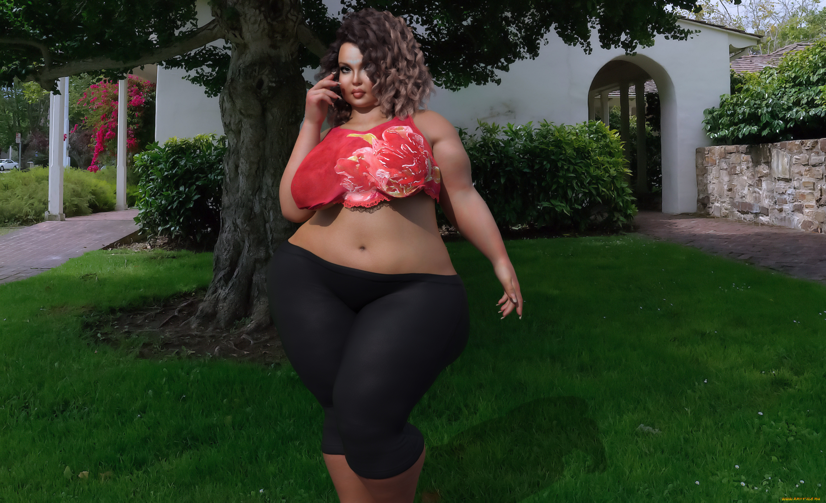 3д, графика, люди, , people, девушка, фон, взгляд