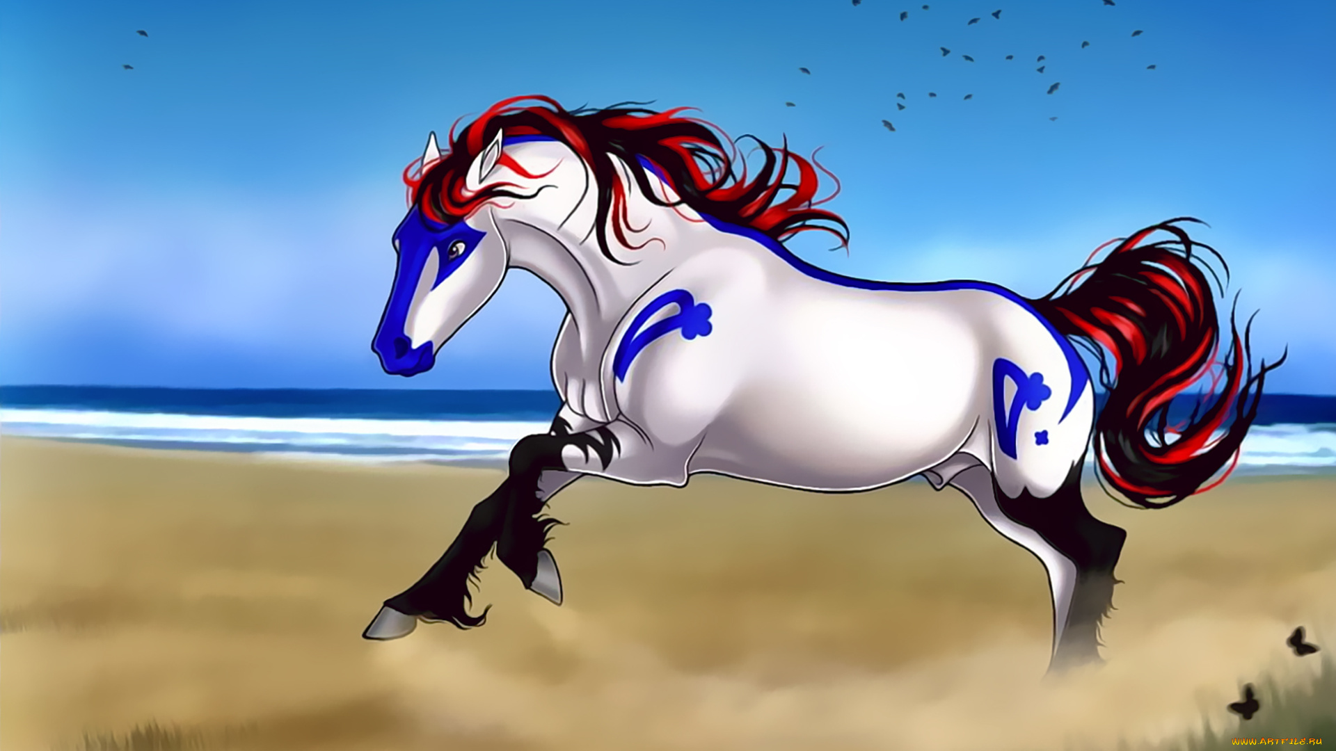 календари, фэнтези, лошадь, конь, галоп, calendar, 2020