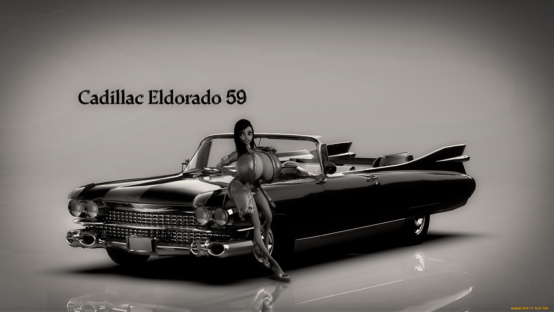 3д, графика, люди-авто, мото, , people-, car, , , moto, девушка, фон, автомобиль