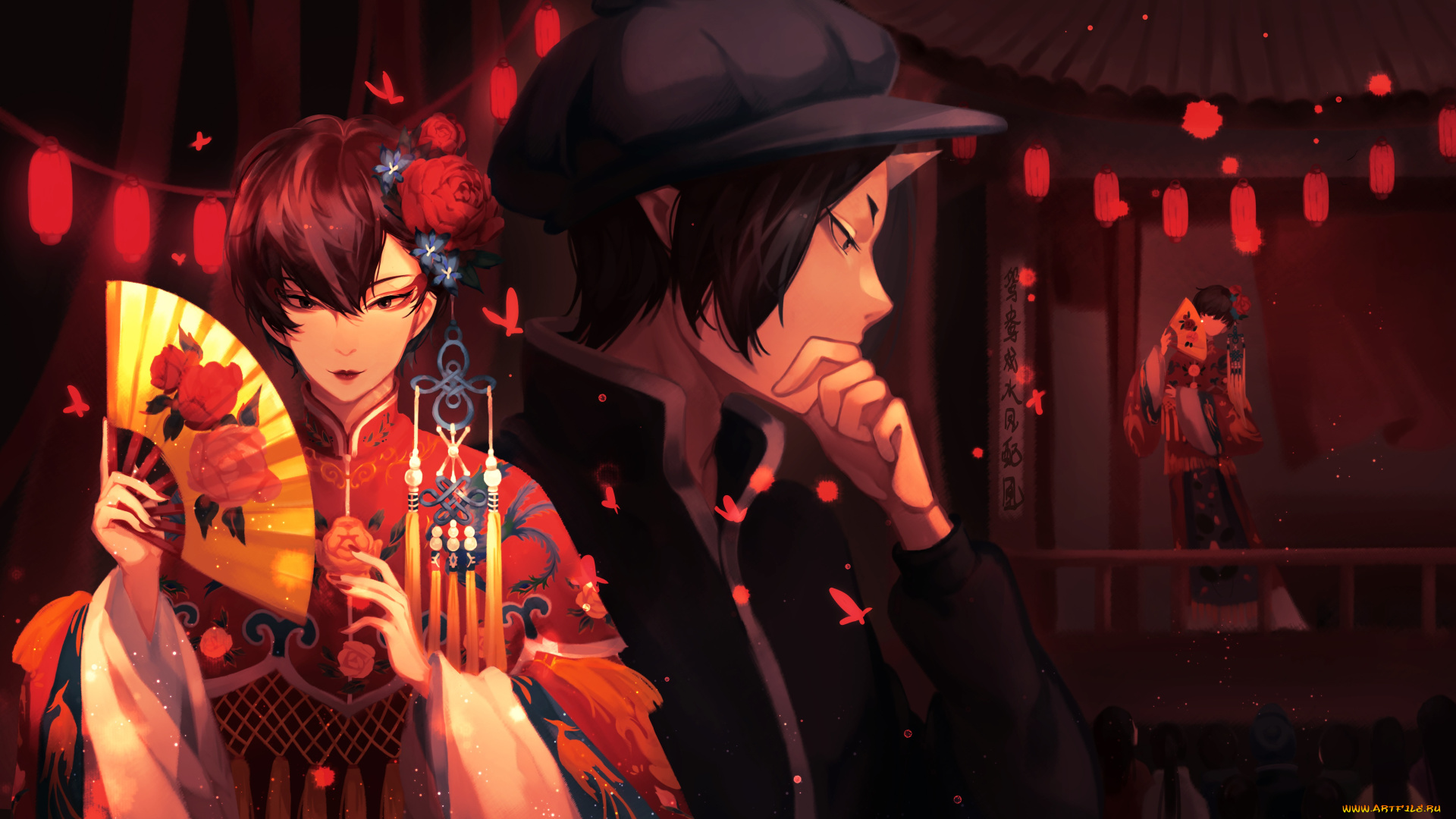 аниме, hoozuki, no, reitetsu, хладнокровный, ходзуки