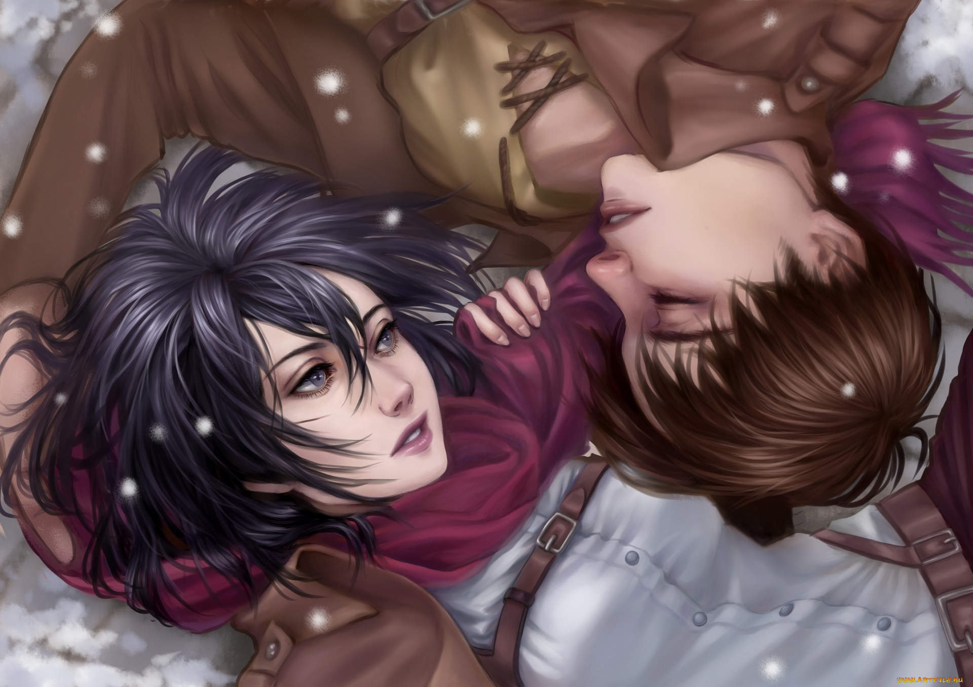 аниме, shingeki, no, kyojin, attack, on, titan