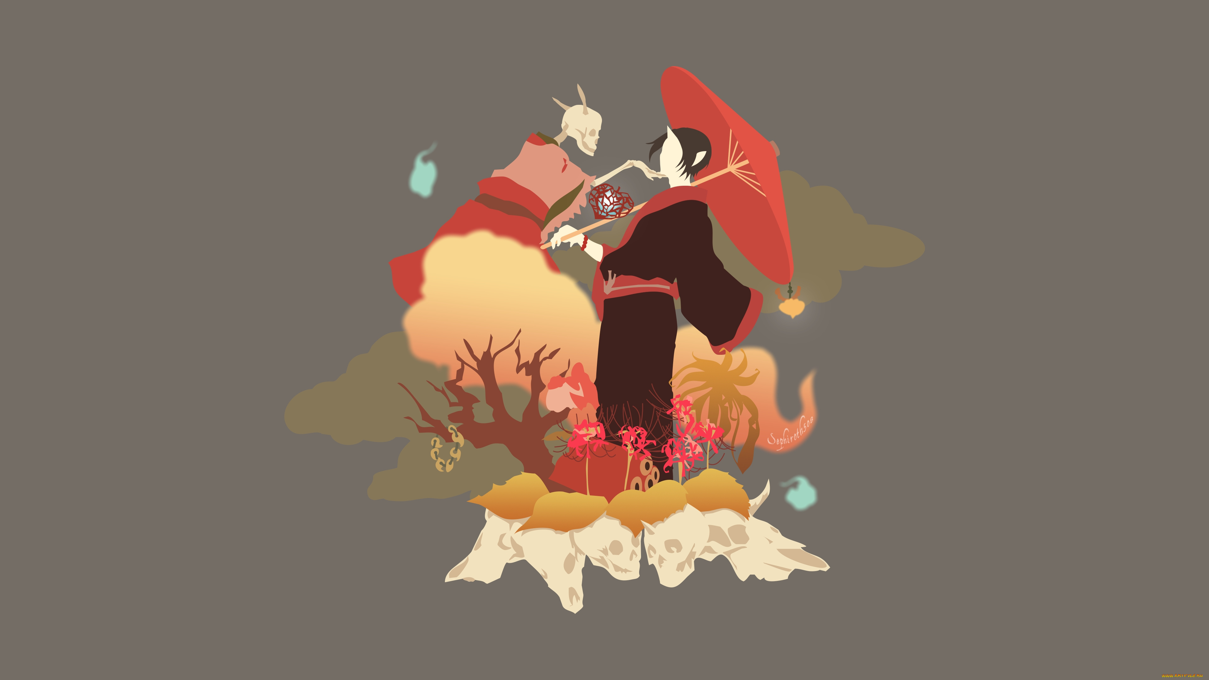 аниме, hoozuki, no, reitetsu, хладнокровный, ходзуки