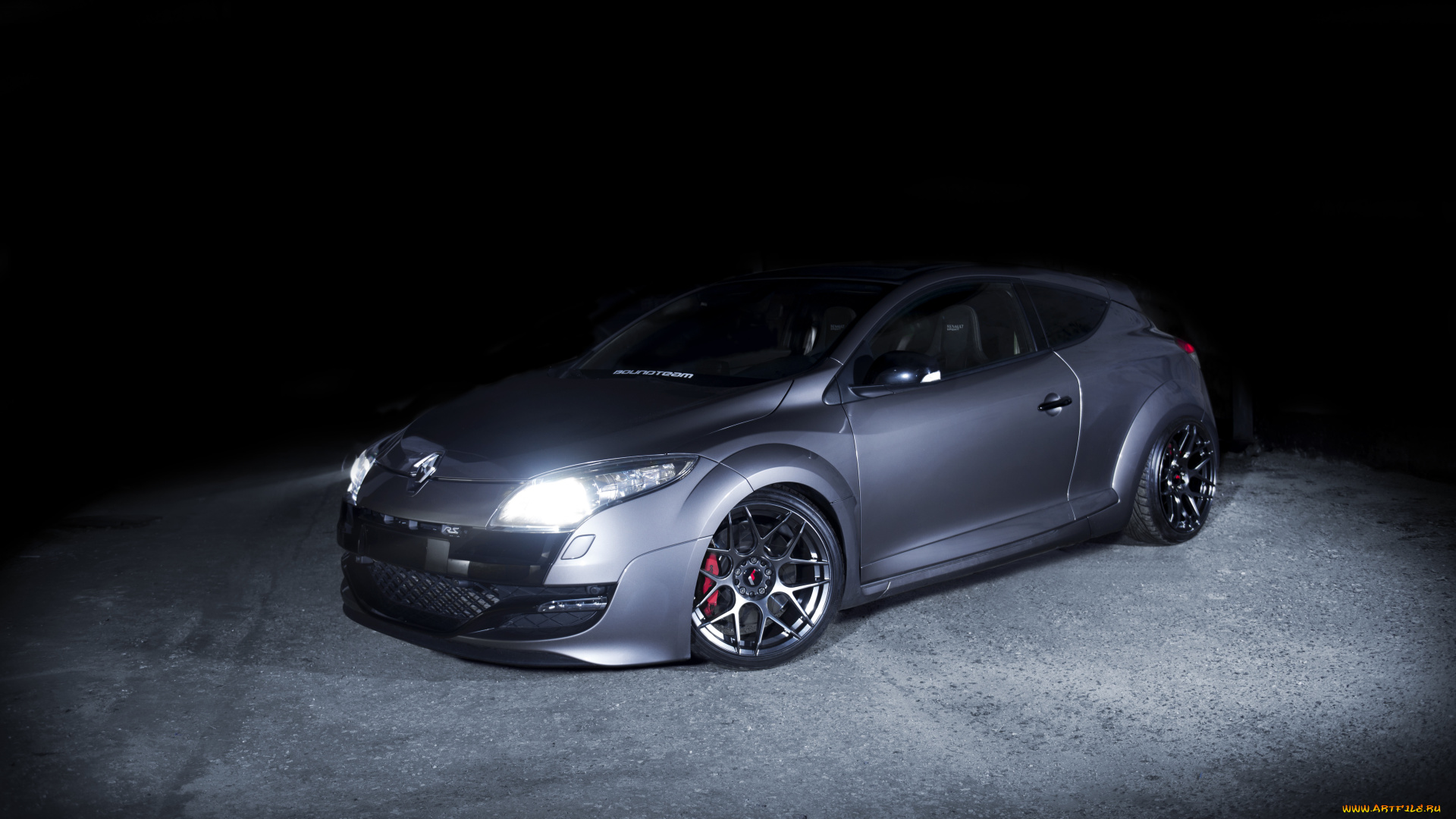 renault, megane, rs, автомобили, renault, megane, rs, sportcar, grey