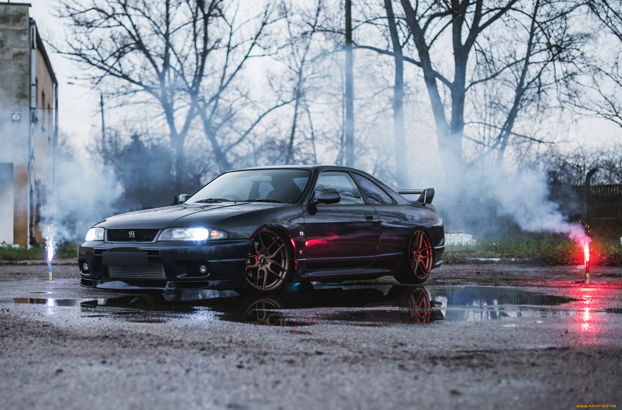 nissan, skyline, r33, автомобили, nissan, datsun, skyline, r33, grey