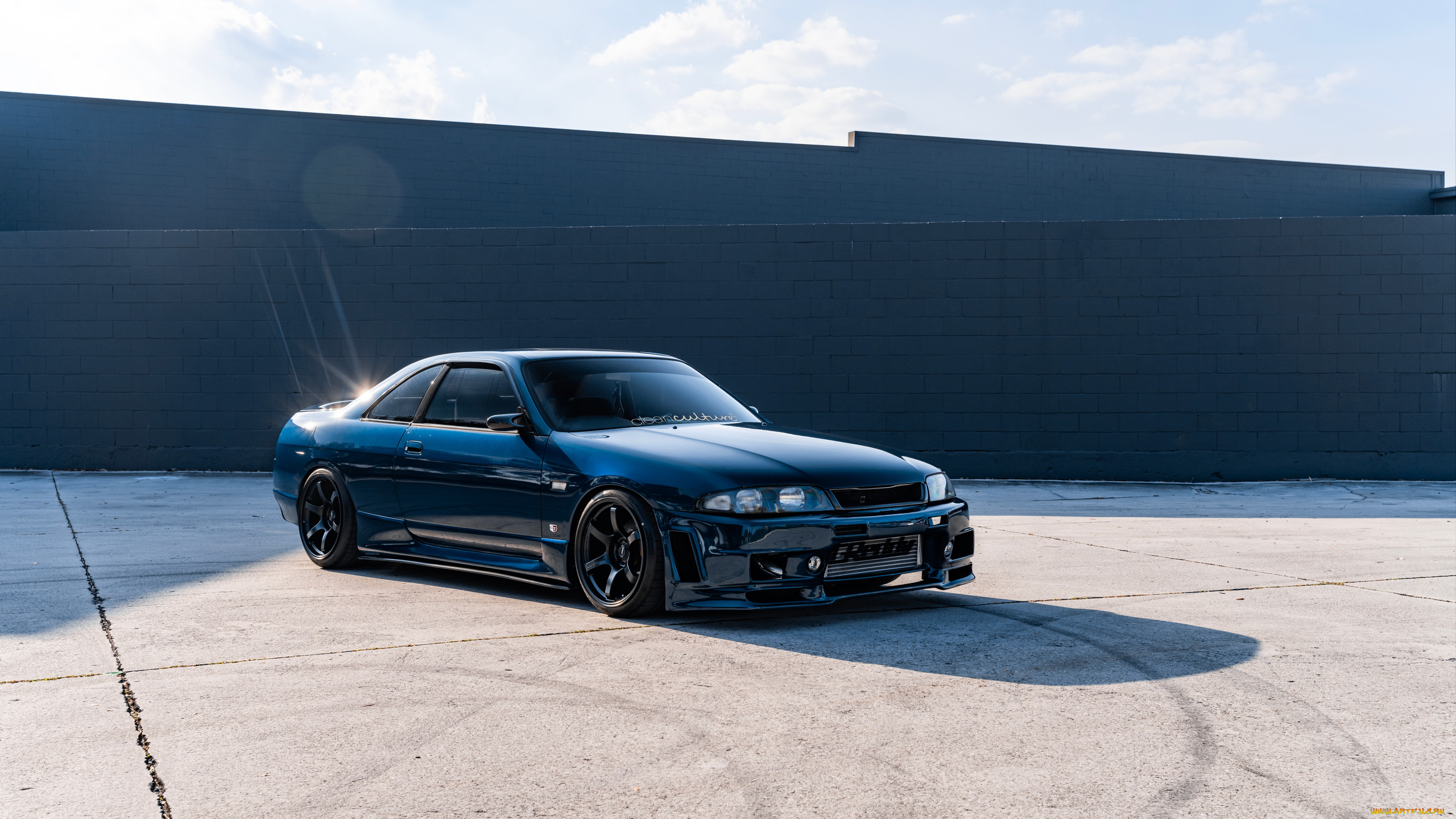 nissan, skyline, автомобили, nissan, datsun, skyline, r33, stance, blue