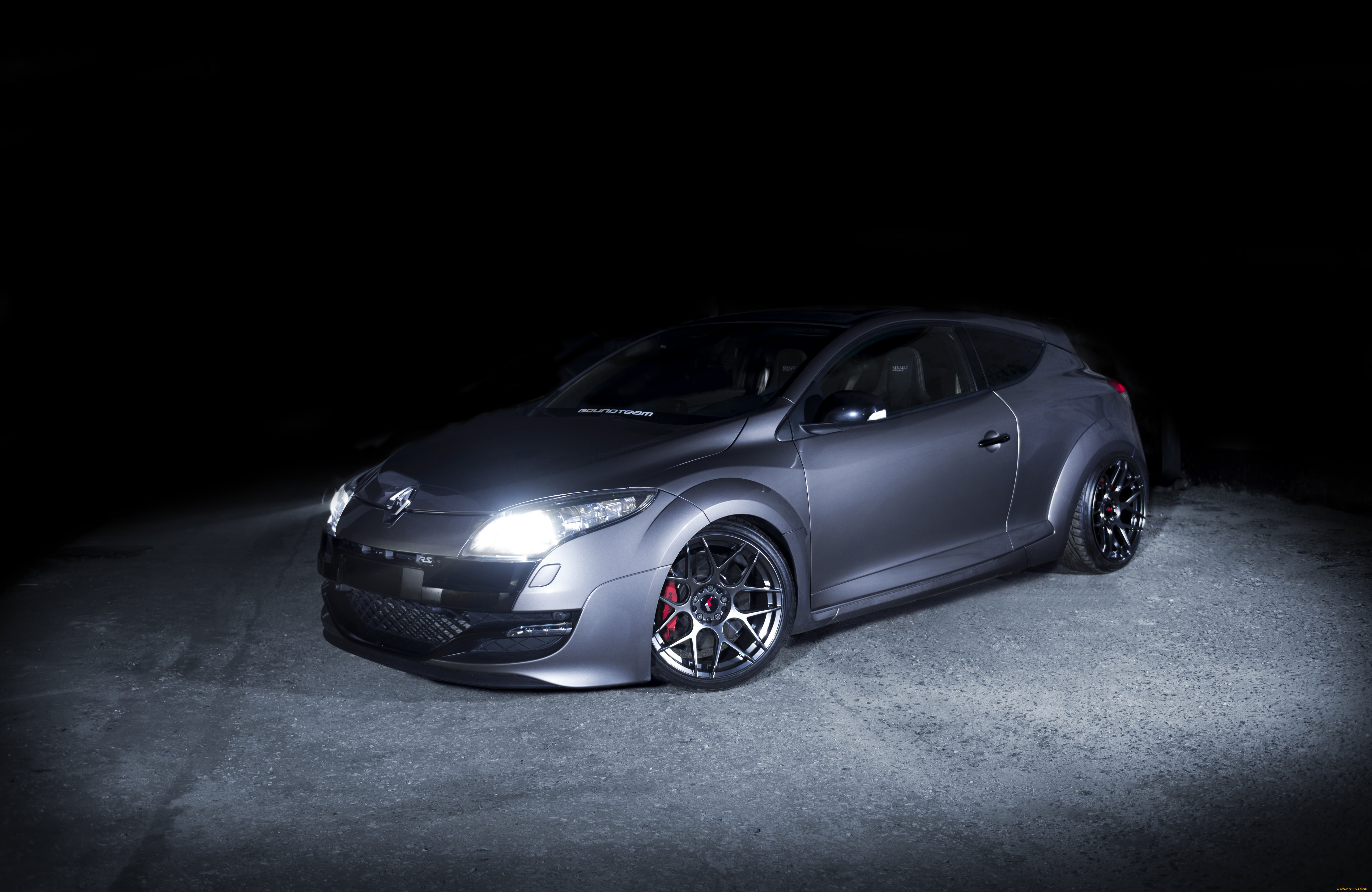 renault, megane, rs, автомобили, renault, megane, rs, sportcar, grey