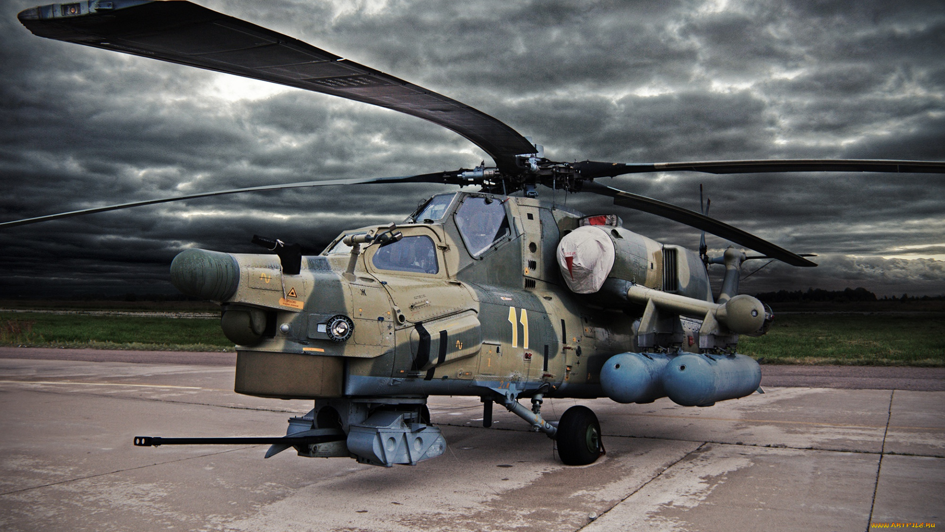 авиация, вертолёты, вертолет, ми28н, русский, ударная