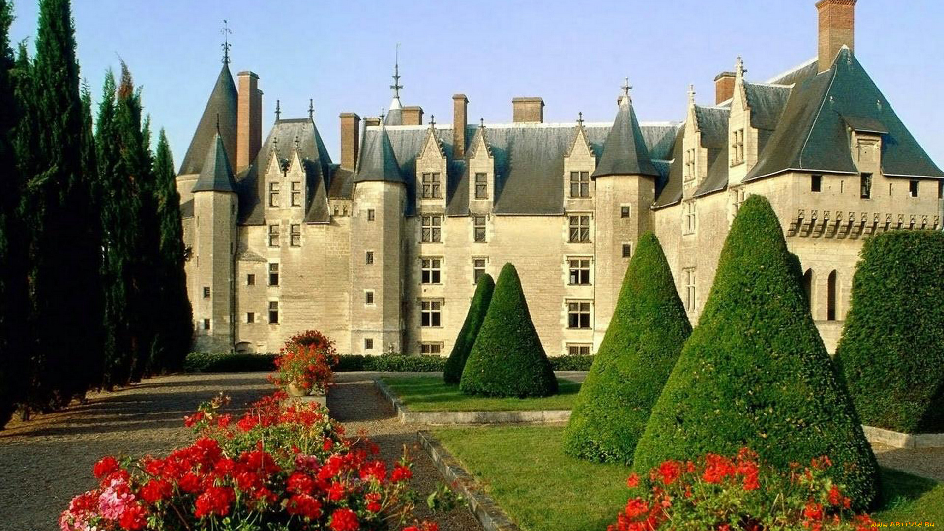 chateau, de, langeais, france, города, замки, франции, chateau, de, langeais