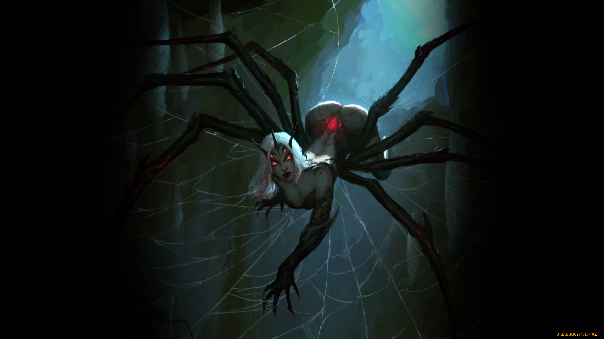 фэнтези, существа, паучиха