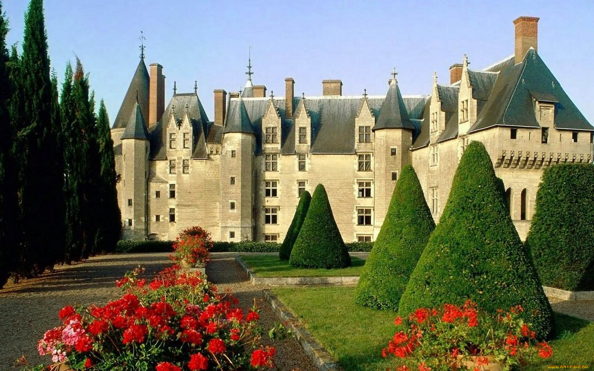 chateau, de, langeais, france, города, замки, франции, chateau, de, langeais