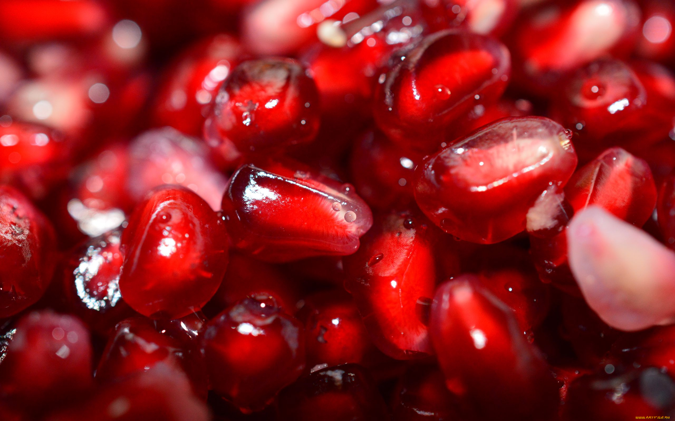 еда, гранат, фрукт, зерна