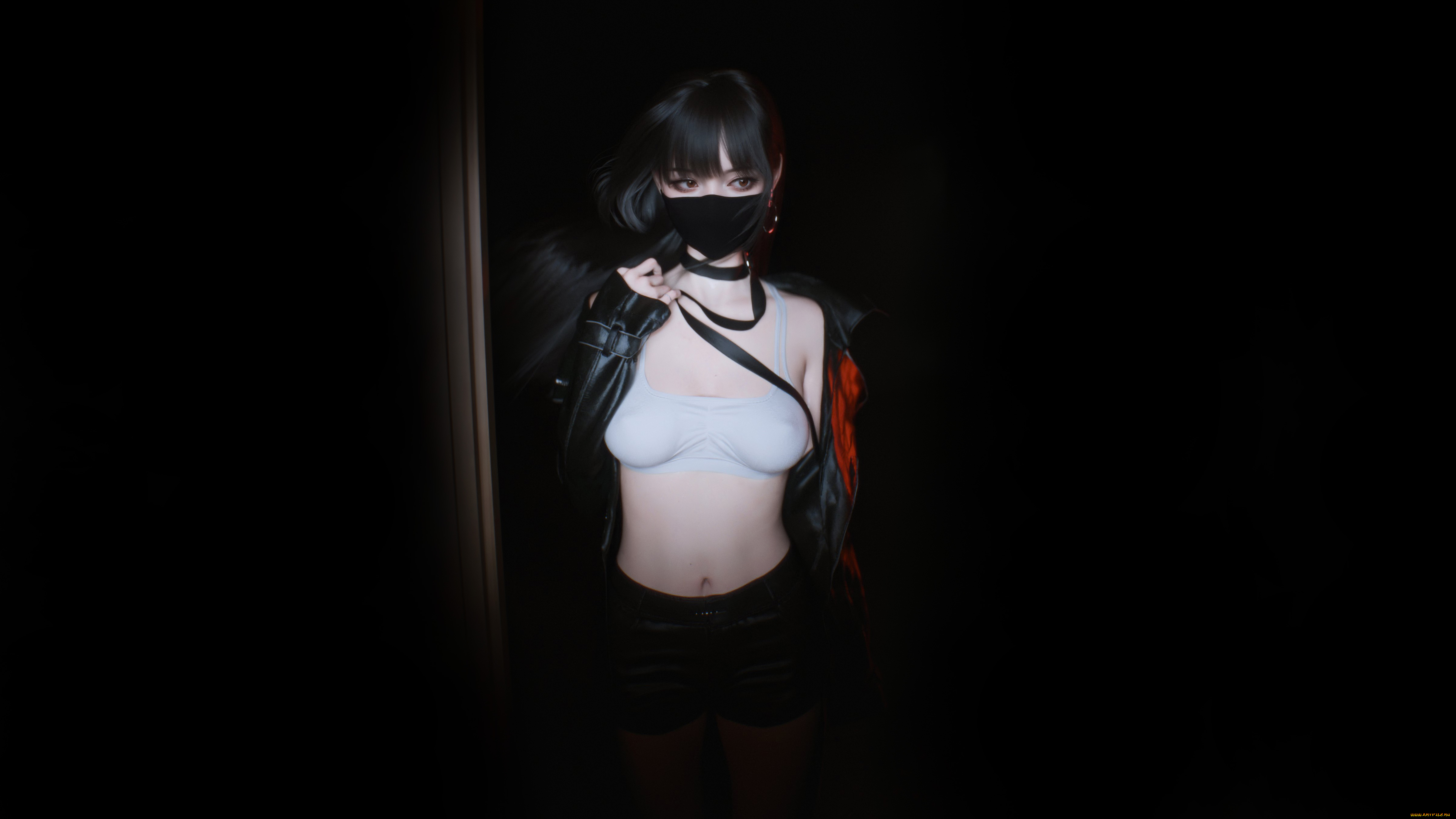 девушки, -, азиатки, красивая, девушка