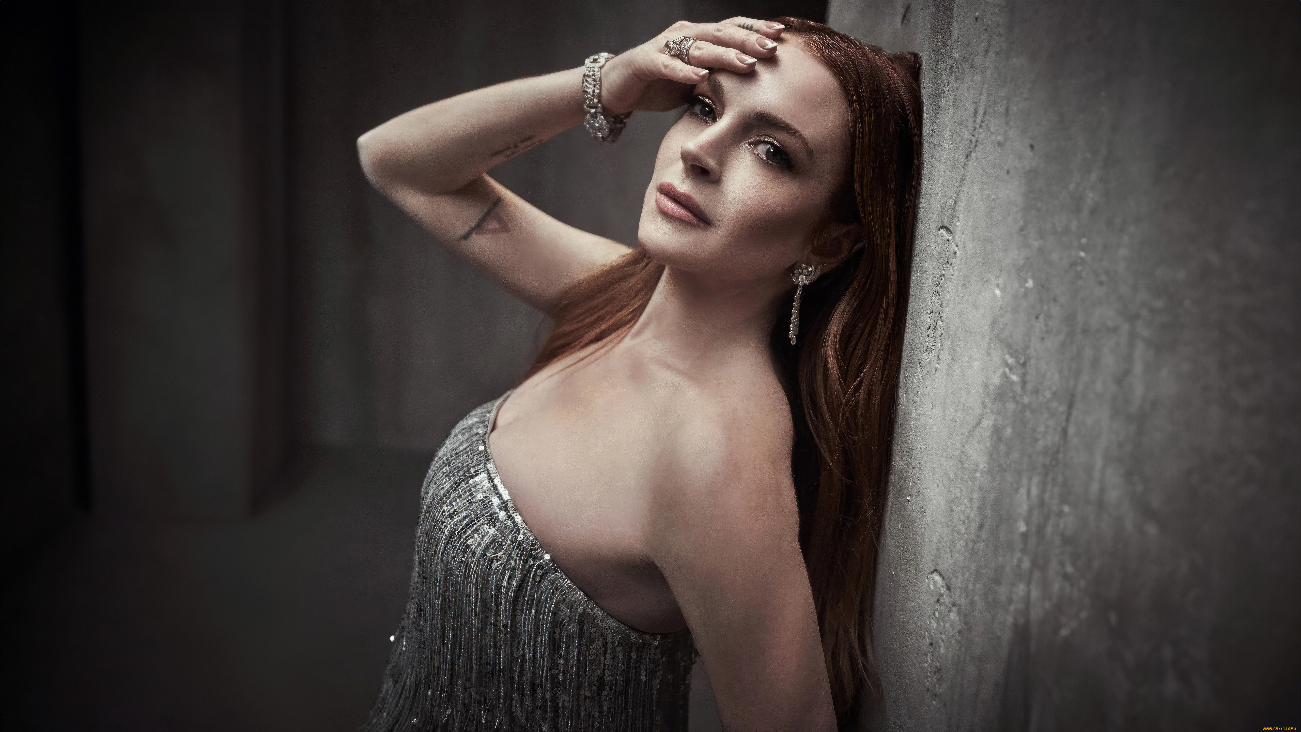 lindsay, lohan, vanity, fair, oscar, party, 2024, девушки, lindsay, lohan, линдси, лохан, актриса, певица, модель, дизайнер, одежды, vanity, fair, вечеринка, oскар, 2024, года