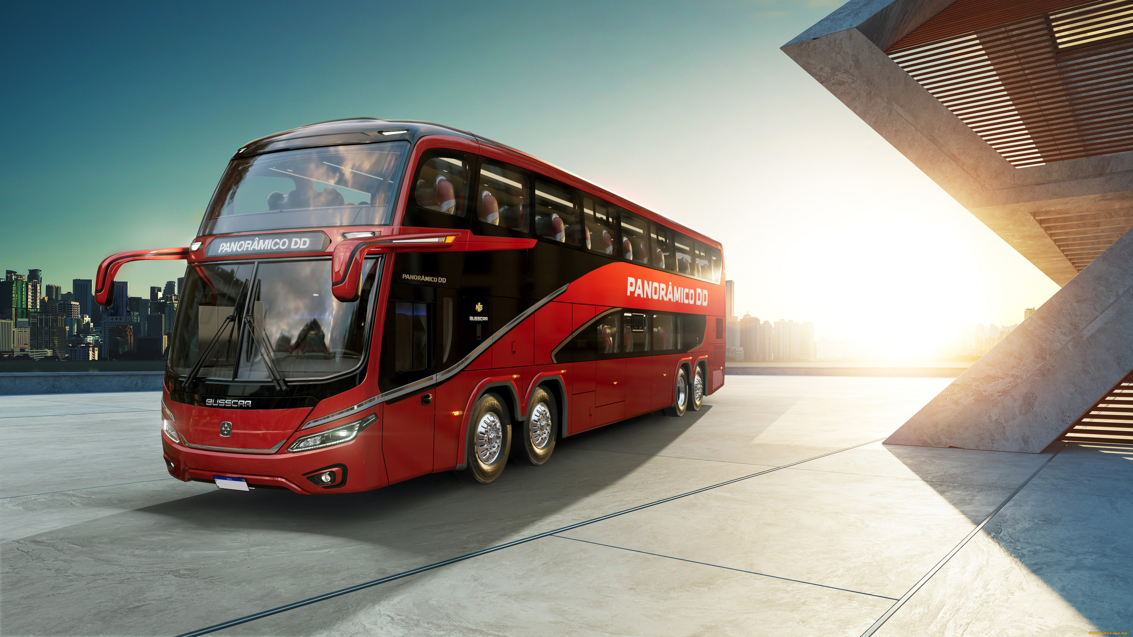 автомобили, автобусы, busscar