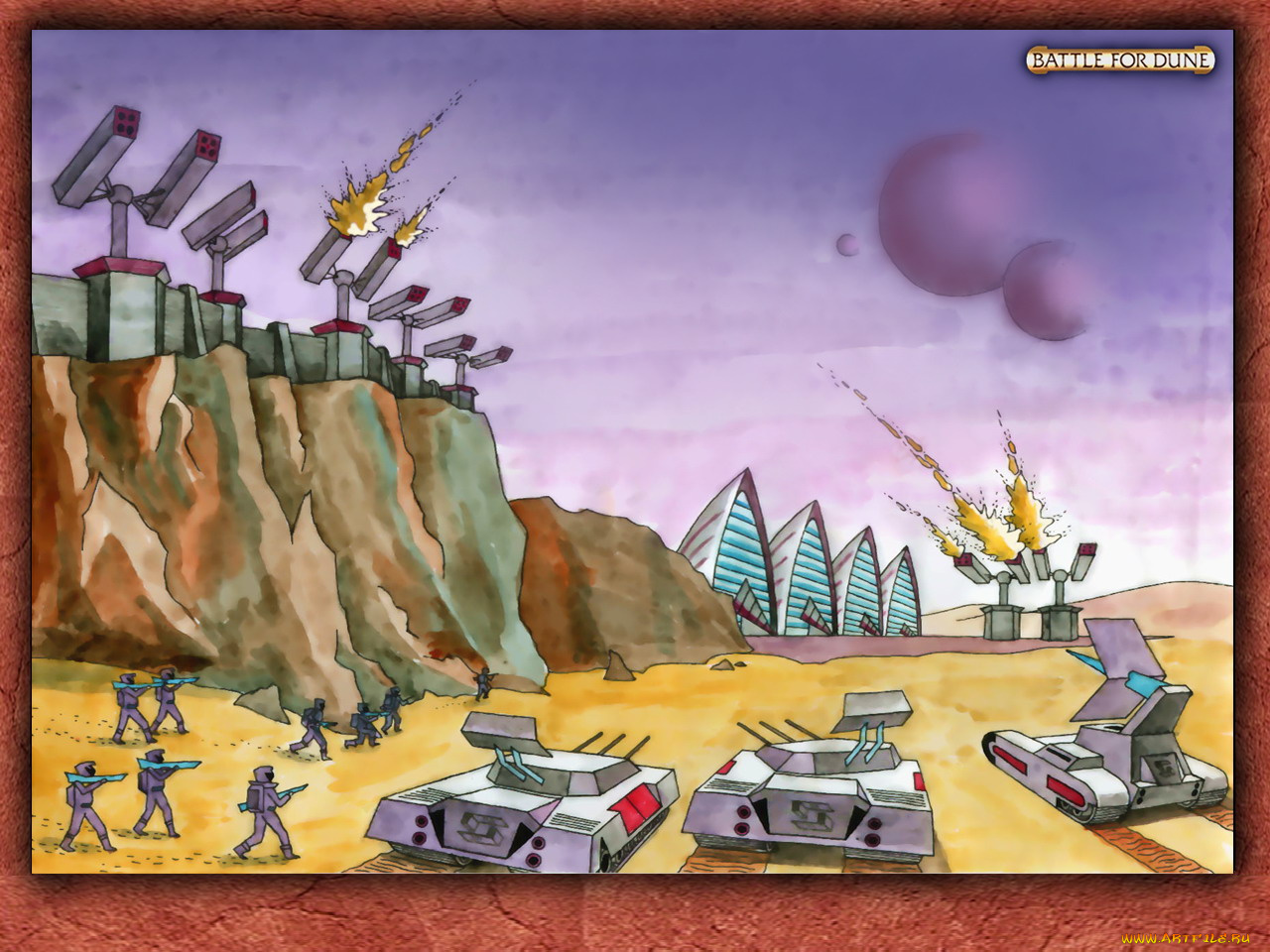 battle, for, dune, рисованные, другое