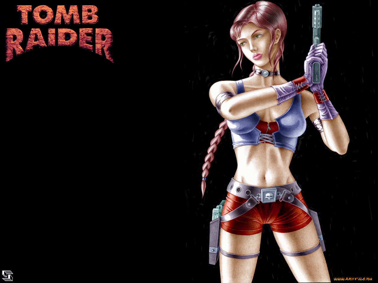 tomb, raider, рисованные, люди