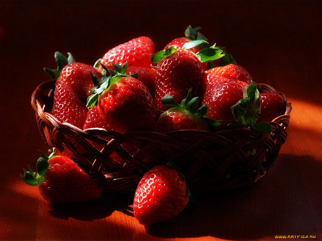 сандр, скоро, лето, еда, клубника, земляника