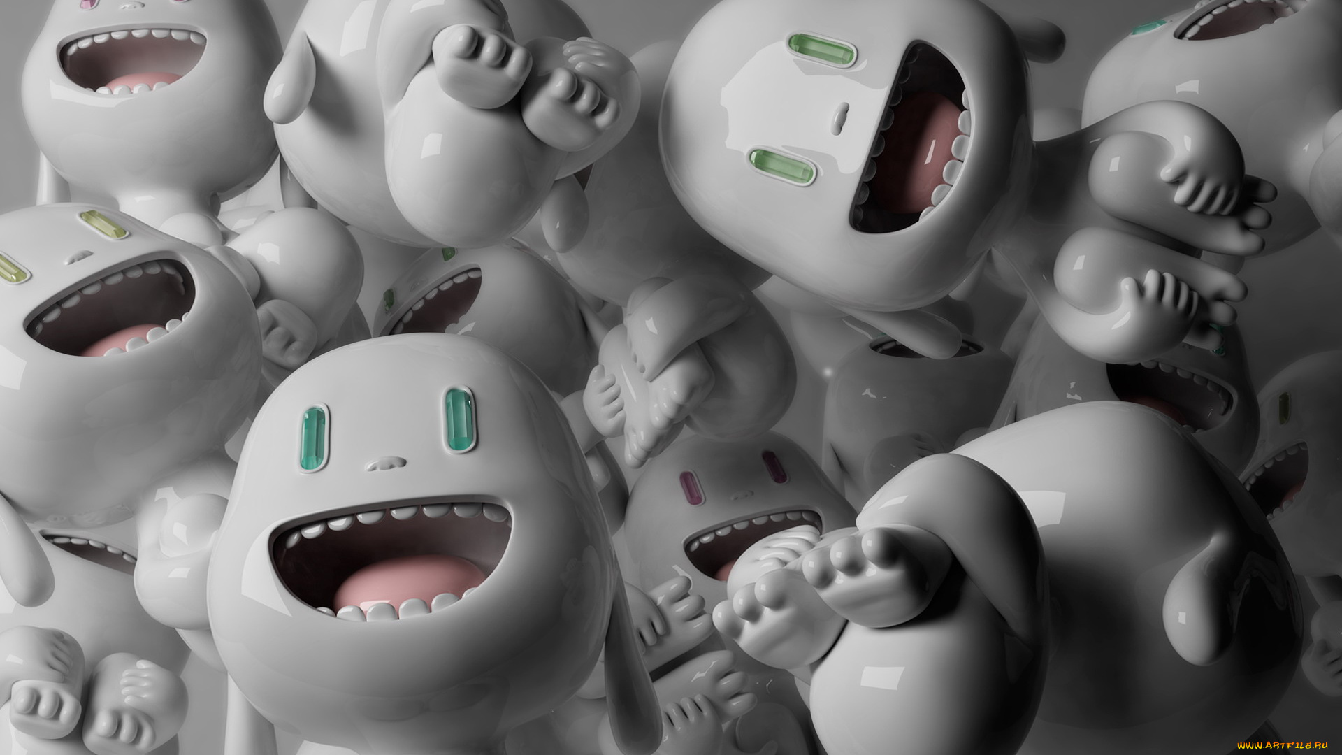 3д, графика, creatures, существа