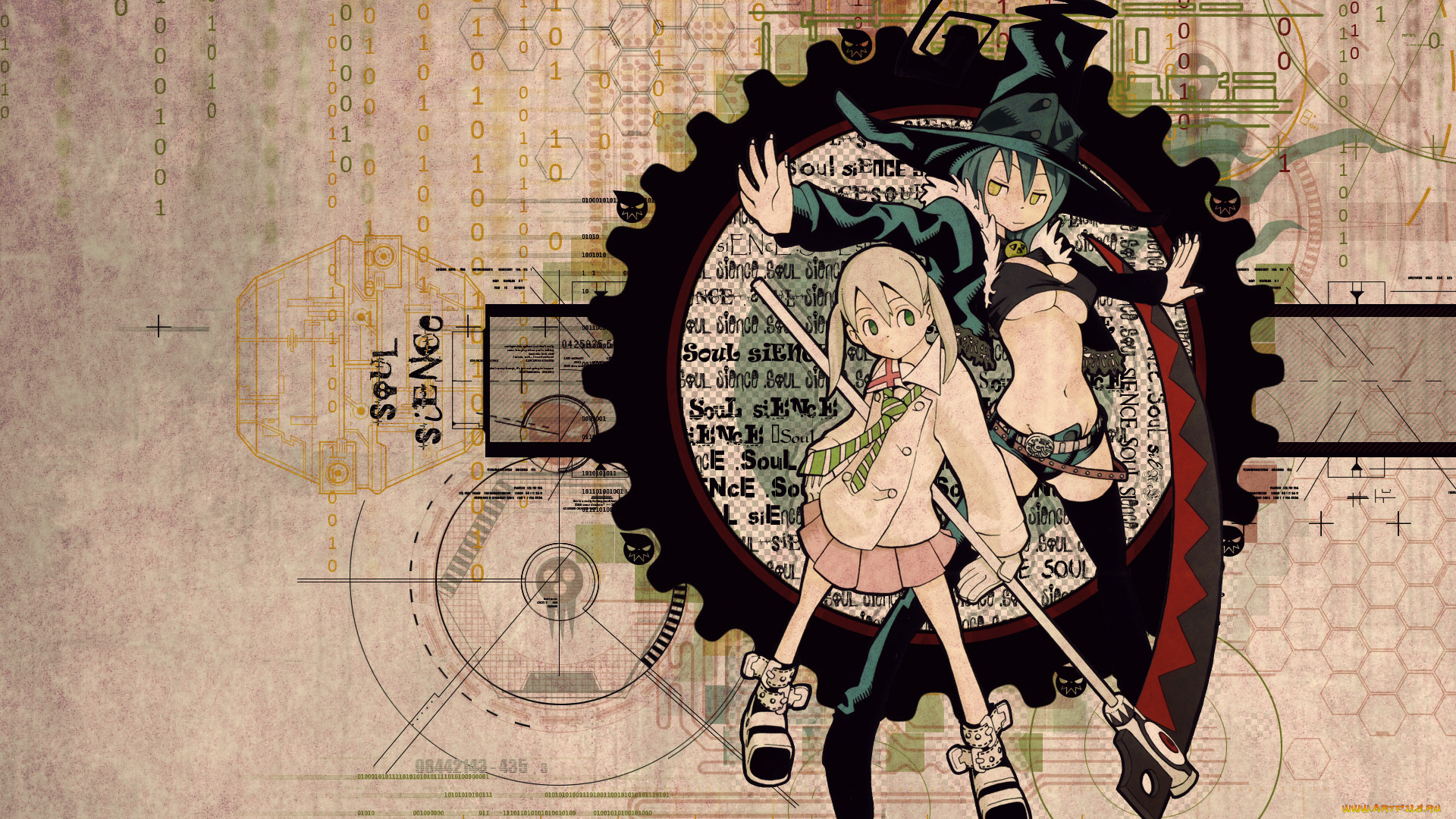 аниме, soul, eater