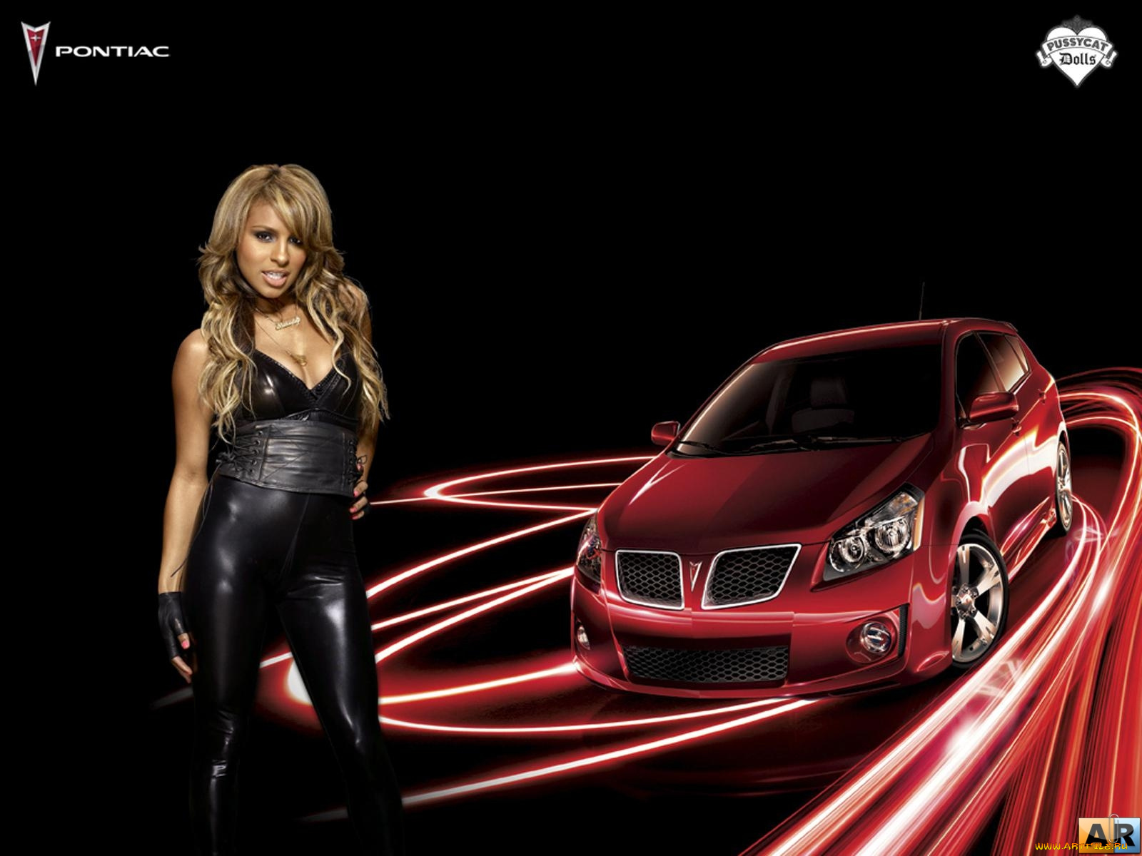 автомобили, авто, девушками, блондинка, понтиак, секси, кожа