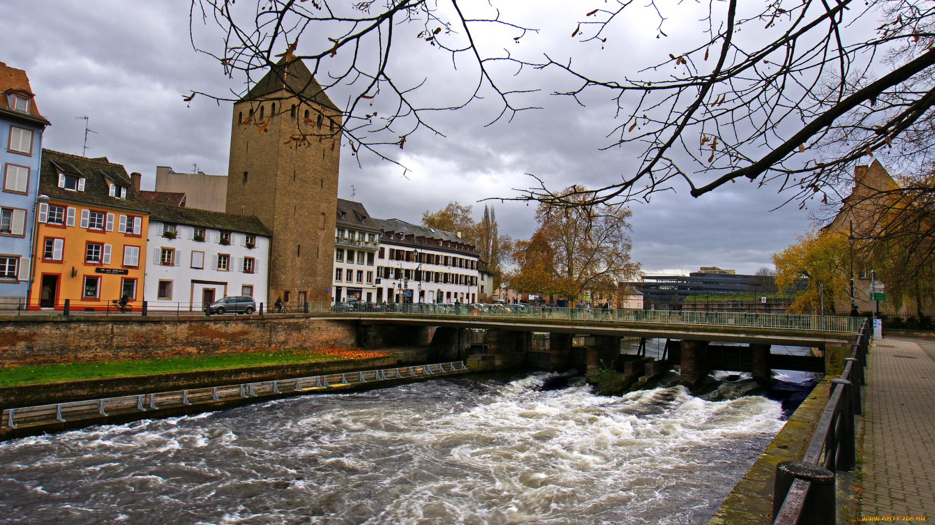 города, страсбург, франция, эльзас