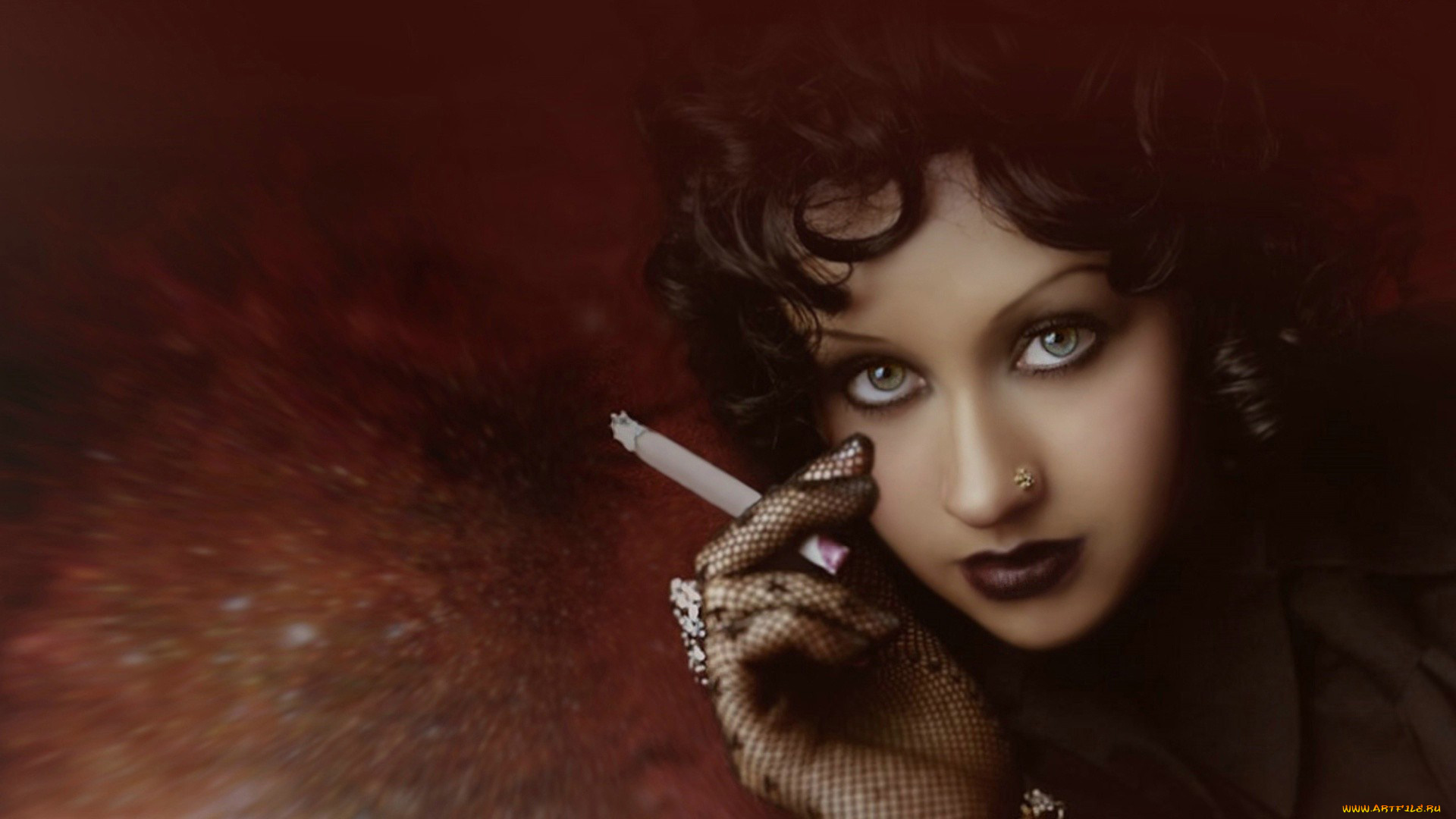 музыка, christina, aguilera, сигарета