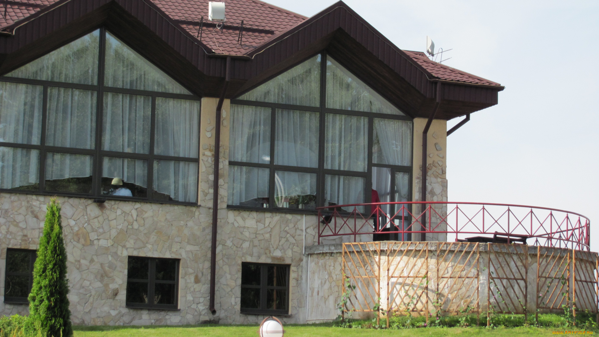 разное, сооружения, постройки, здание, фонарь, терраса