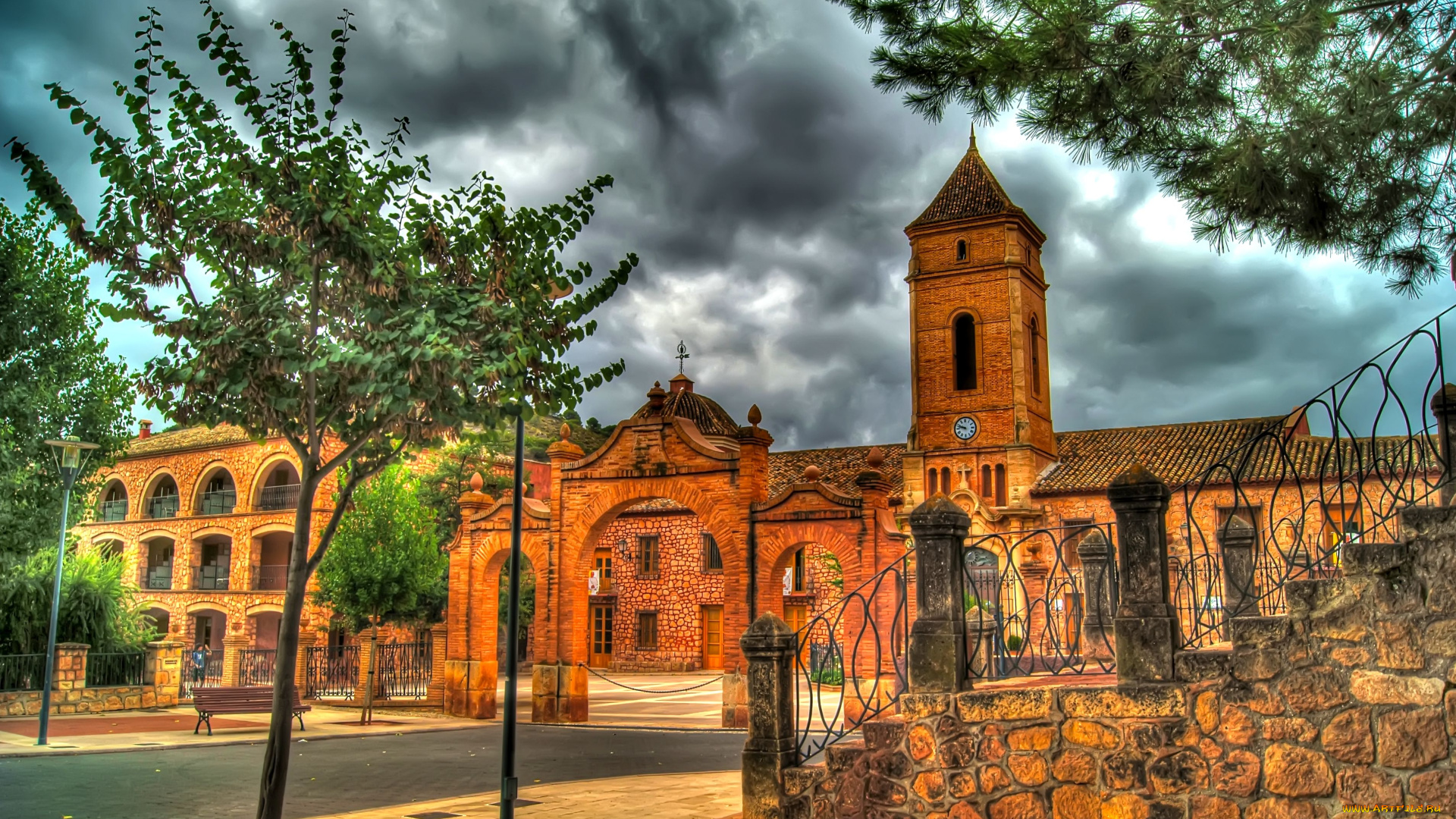 santa, eulalia, города, католические, соборы, костелы, аббатства, испания