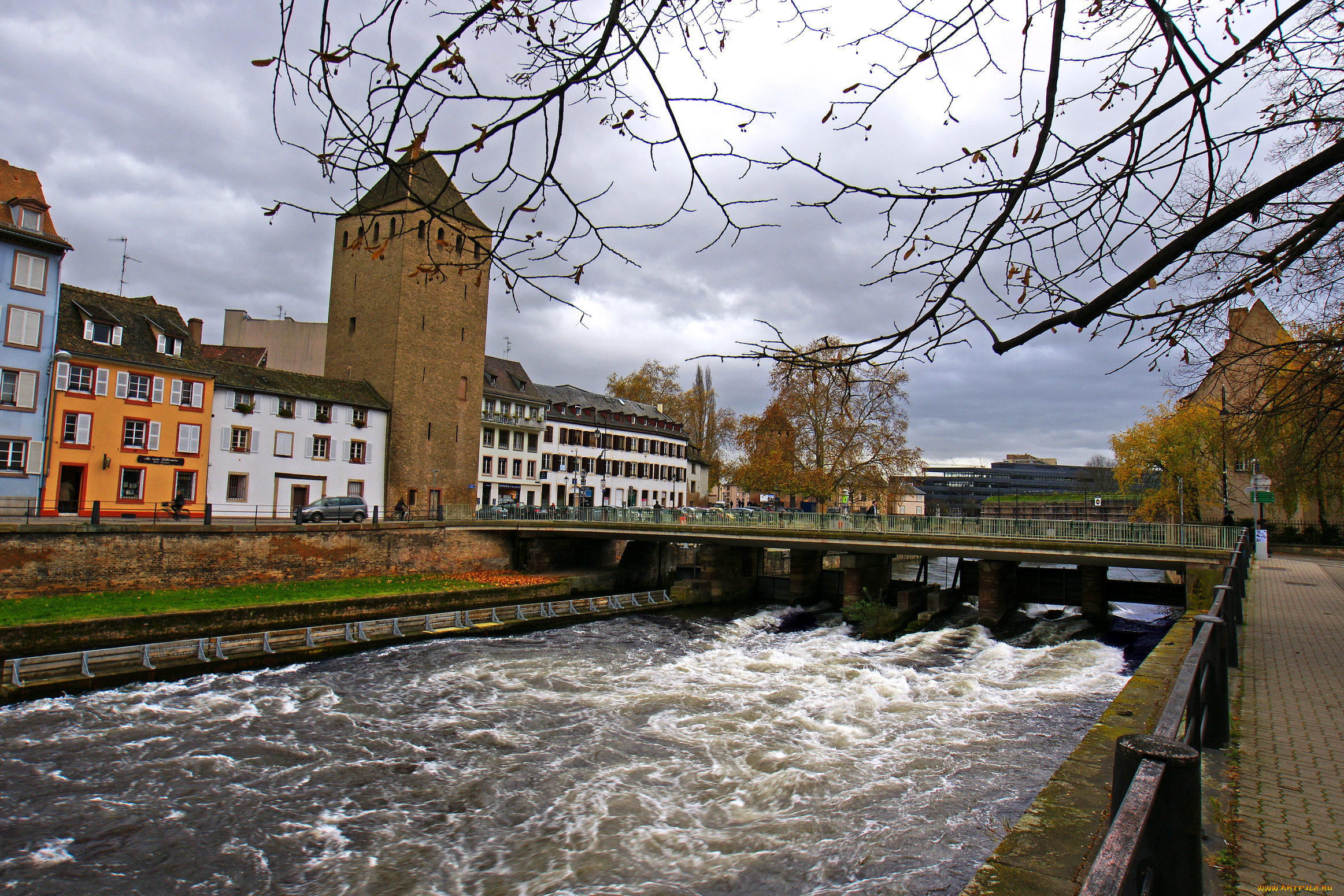 города, страсбург, франция, эльзас