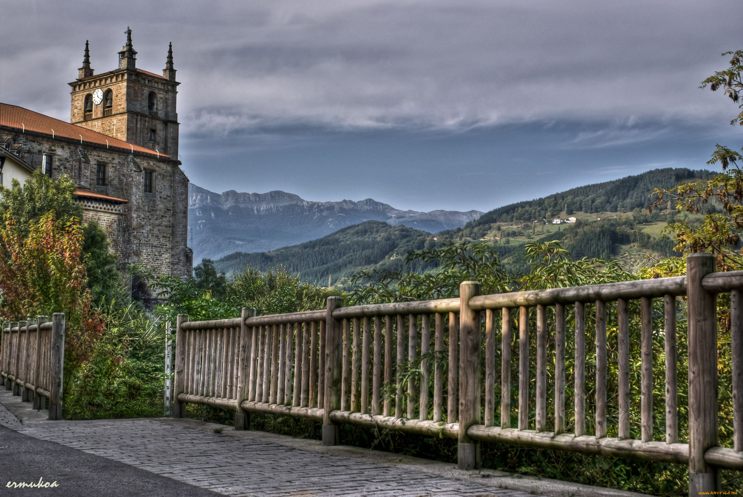 страна, басков, города, пейзажи, сегура, испания