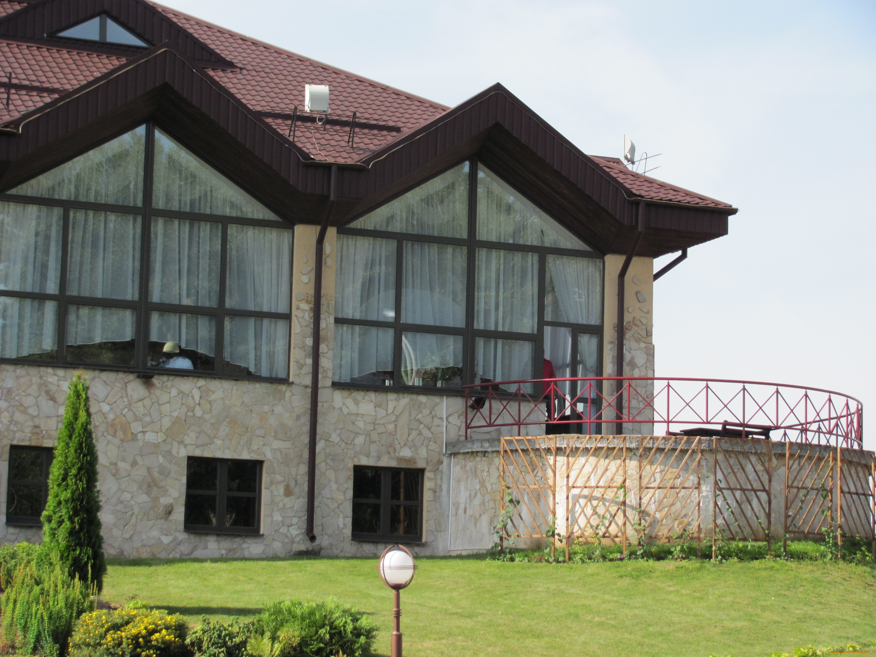 разное, сооружения, постройки, здание, фонарь, терраса